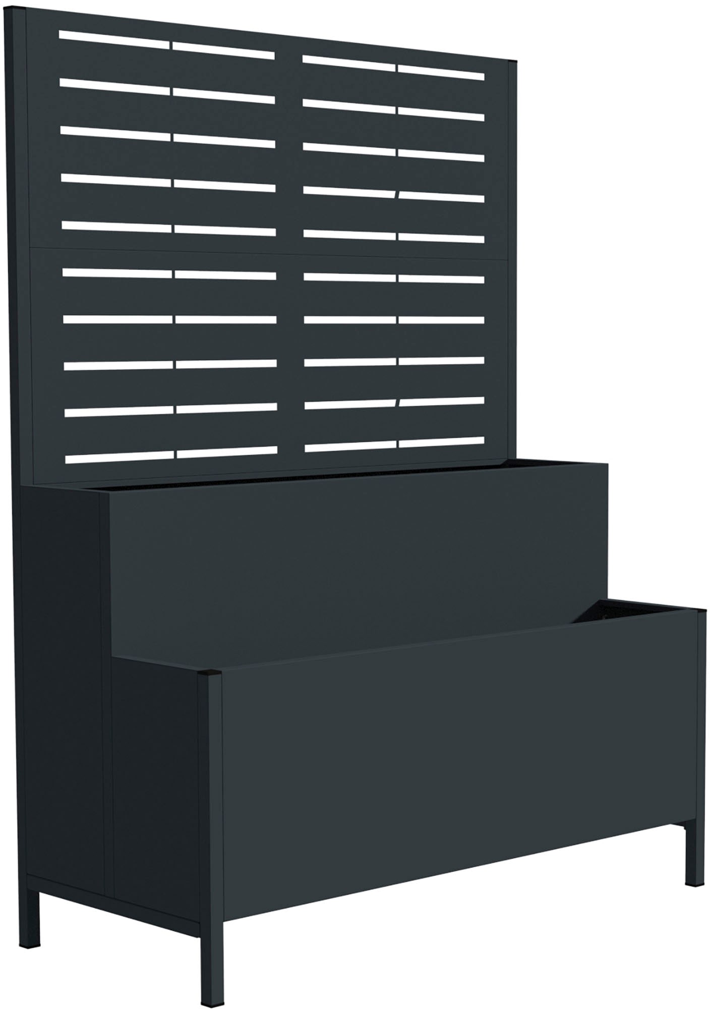 WESTMANN Pflanzkübel »Dekora 5« BxTxH: 90x40x120 cm, mit Rankgitter