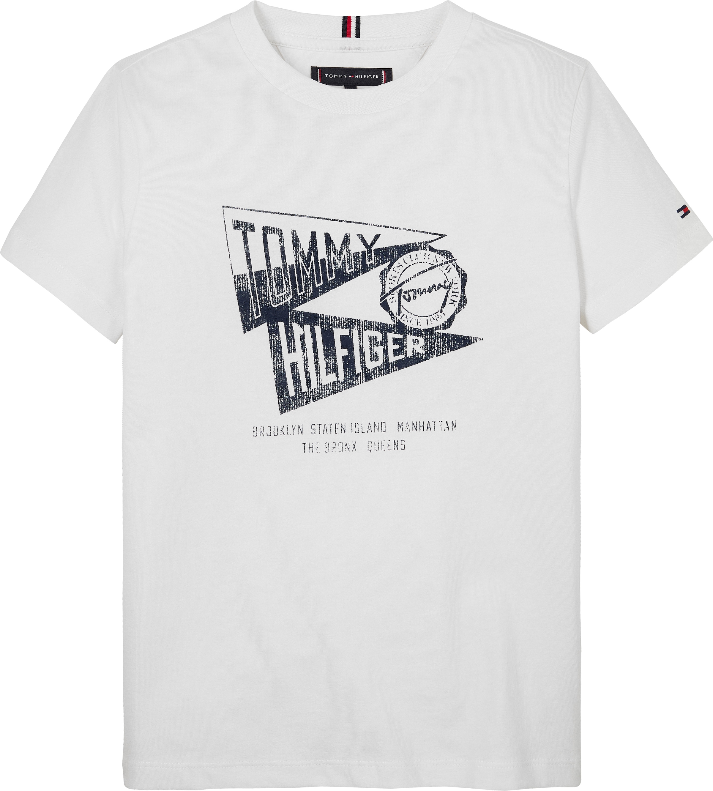 Tommy Hilfiger T-Shirt »TEXTURED GRAPHIC PRINT TEE SS«, für Kinder bis 16 Jahre
