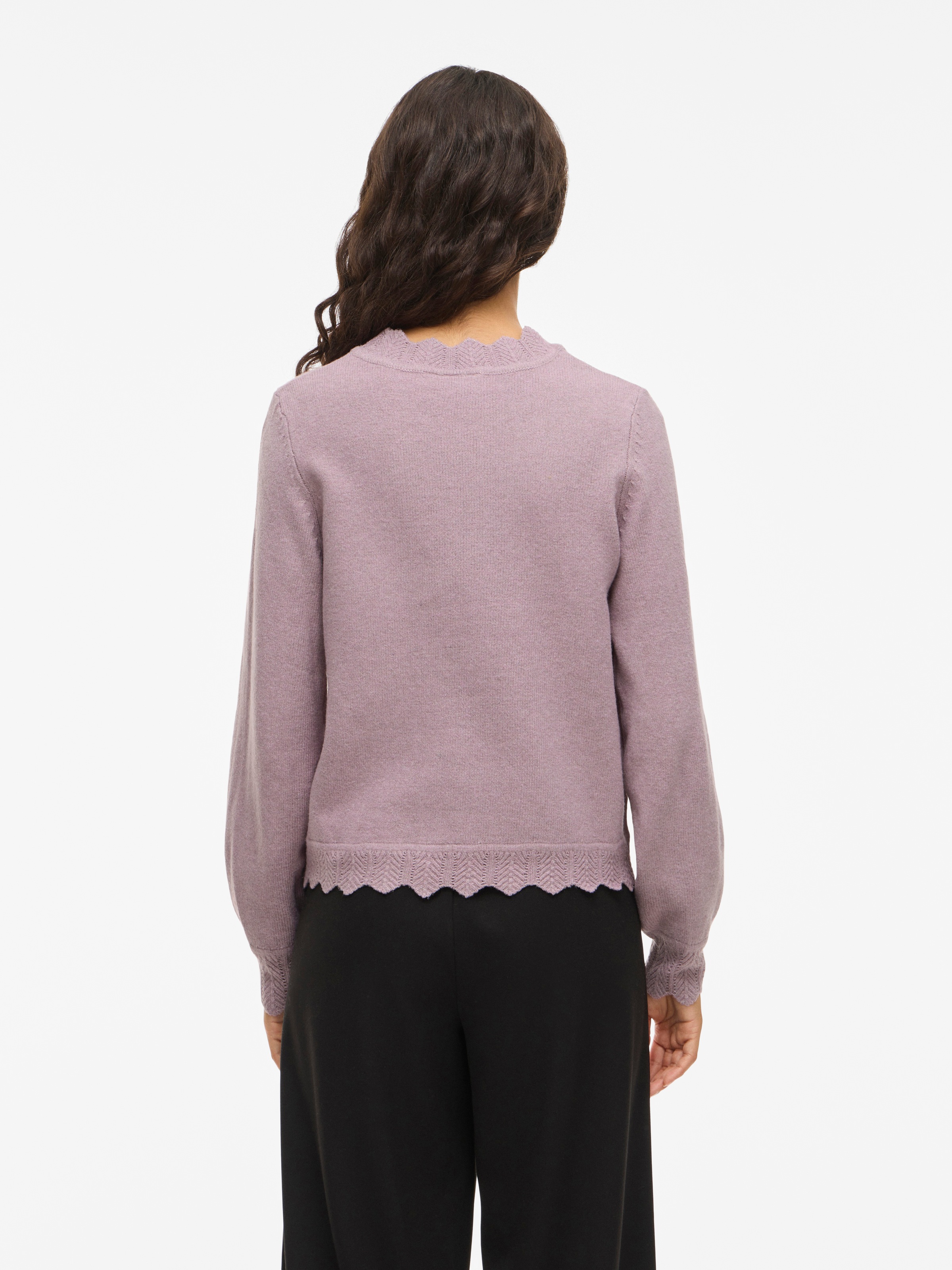 Vila Strickpullover "VINIKOLINA O-NECK L/S KNIT TOP - NOOS" günstig online kaufen