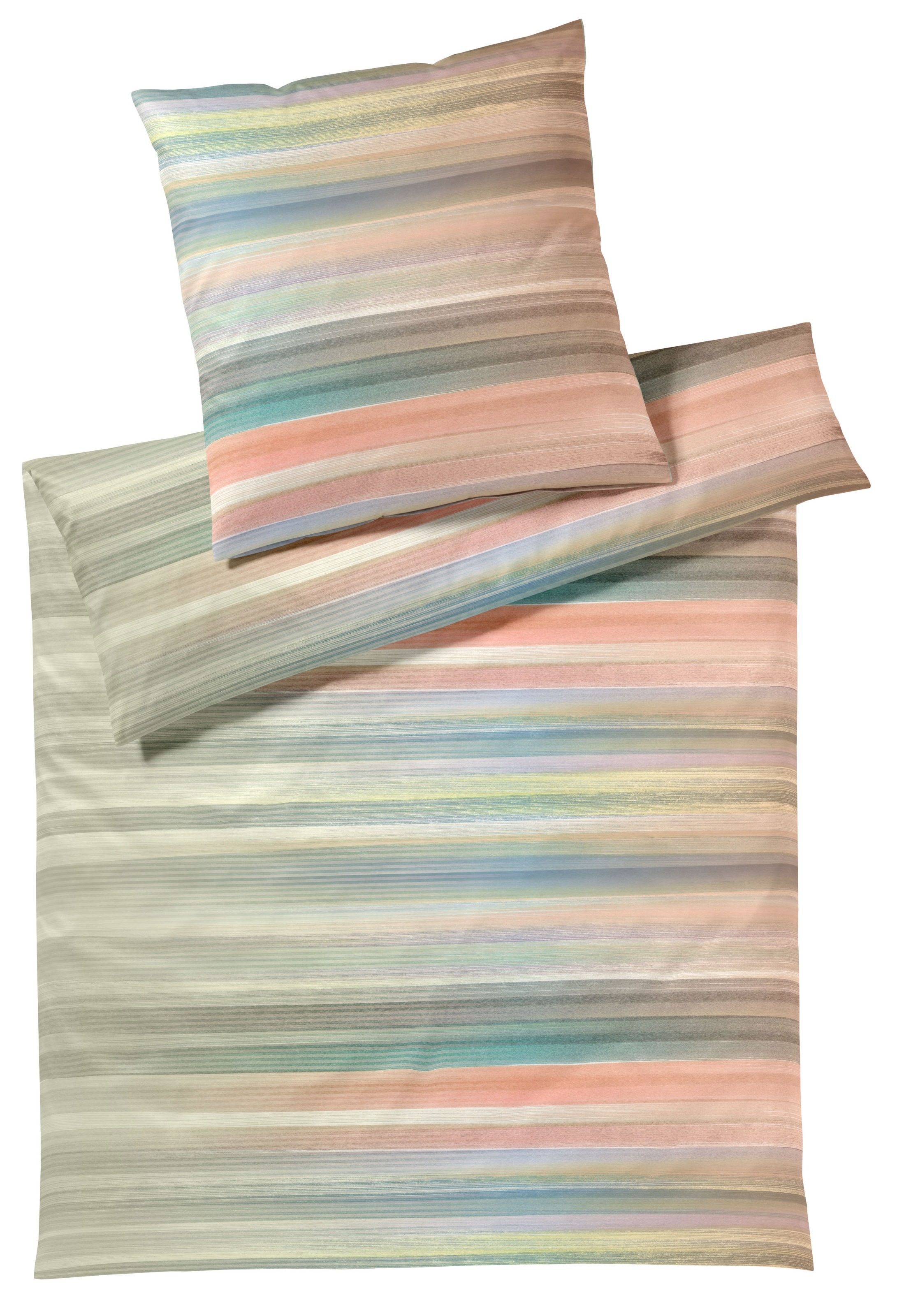 Elegante Bettwäsche "Swoosh" 2 Stk. angenehmes Hautgefühl
