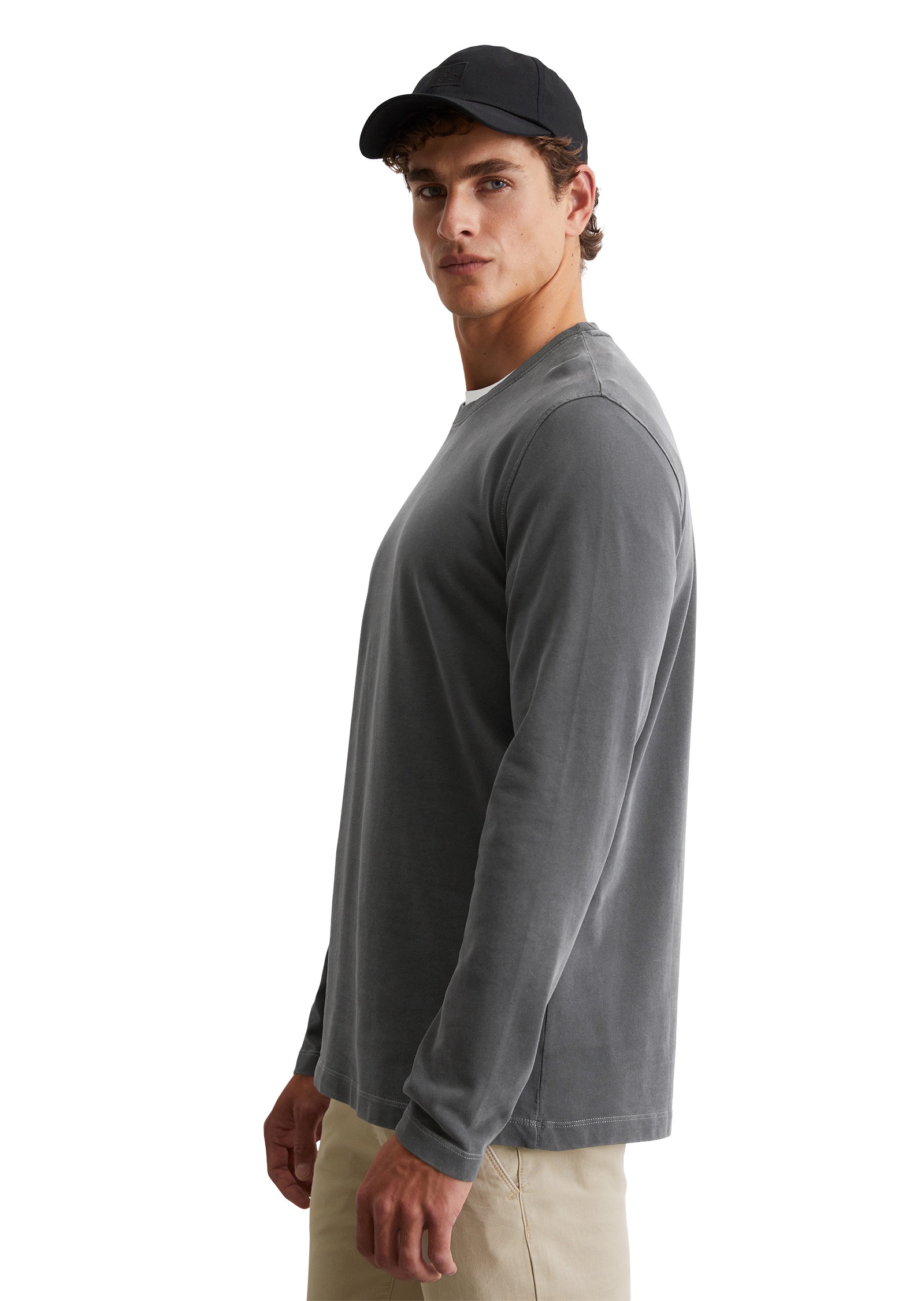 Marc OPolo Langarmshirt "aus Organic Cotton" günstig online kaufen
