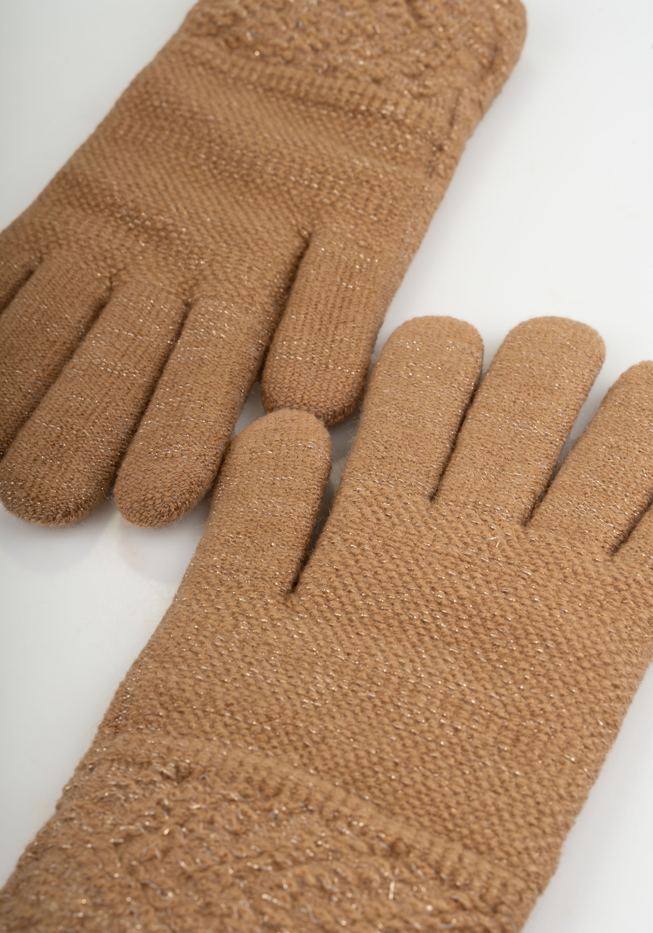 Capelli New York Strickhandschuhe, dezenter Metallic-Schimmer, gemustert, h günstig online kaufen