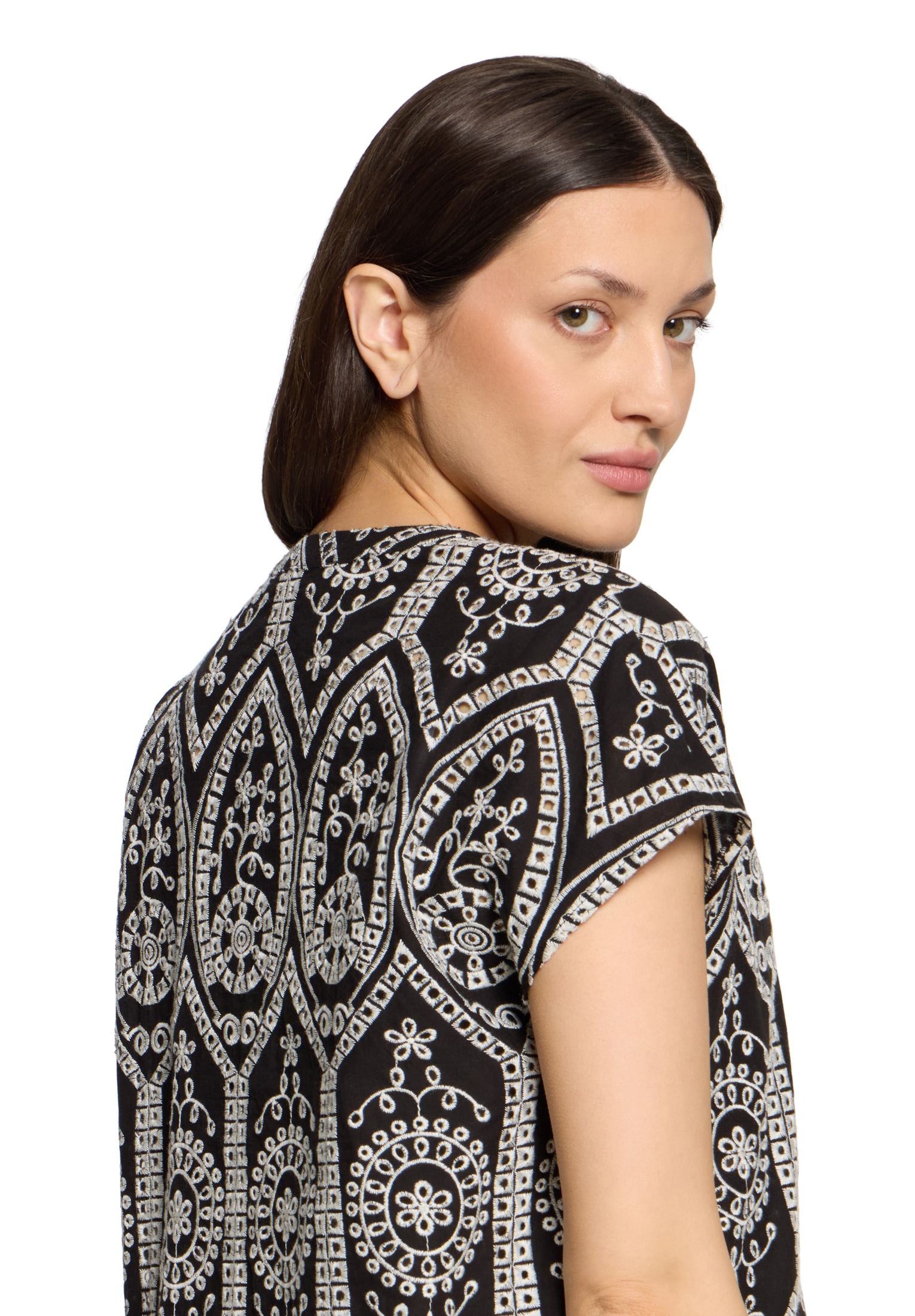 Betty&Co Hemdbluse »Damen mit Stickerei«