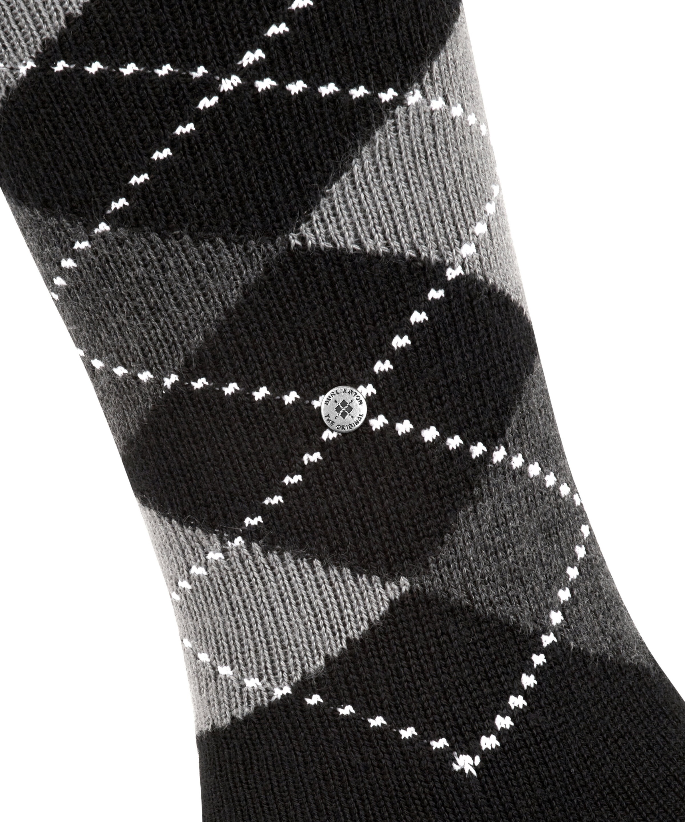 Burlington Kniestrümpfe »Preston« Einheitsgröße 40-46, Argyle-Muster, besonders weich