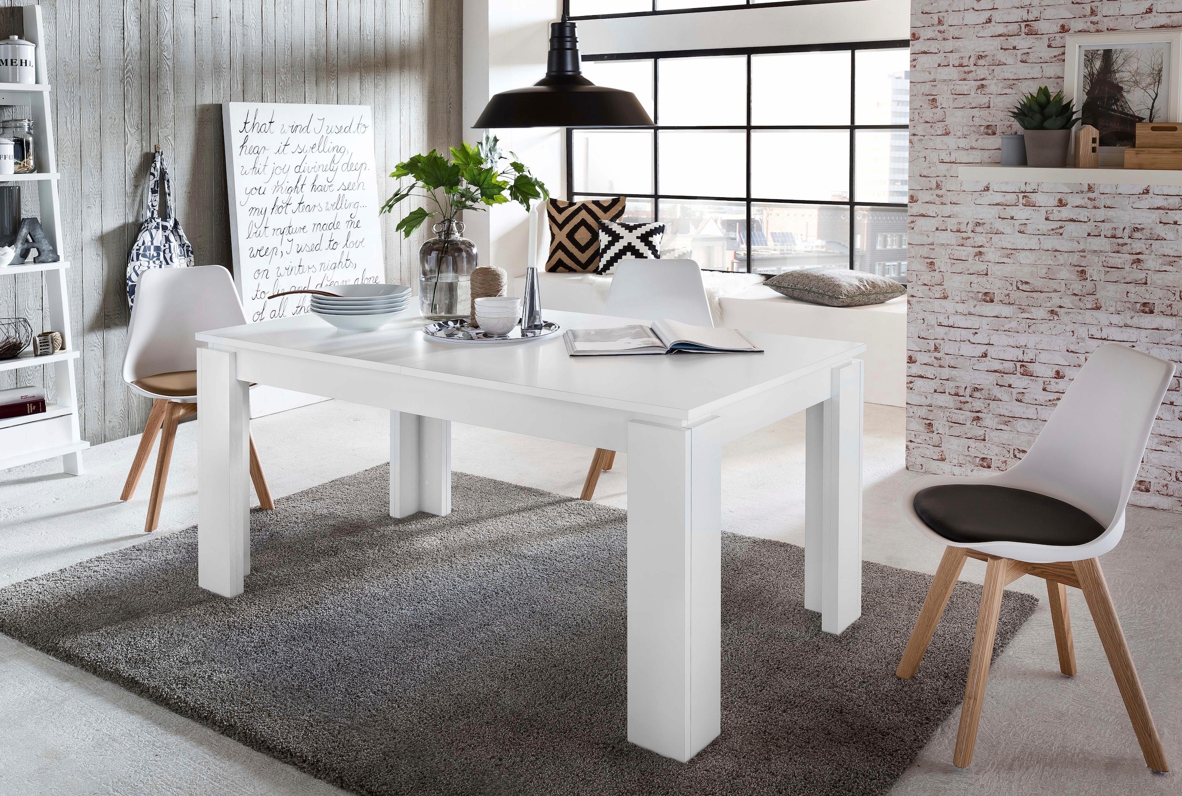 INOSIGN Esstisch »Tanum«, Ausziehbarer Esszimmertisch 160-200 cm - Maße (B/T/H) 160/90/77 cm