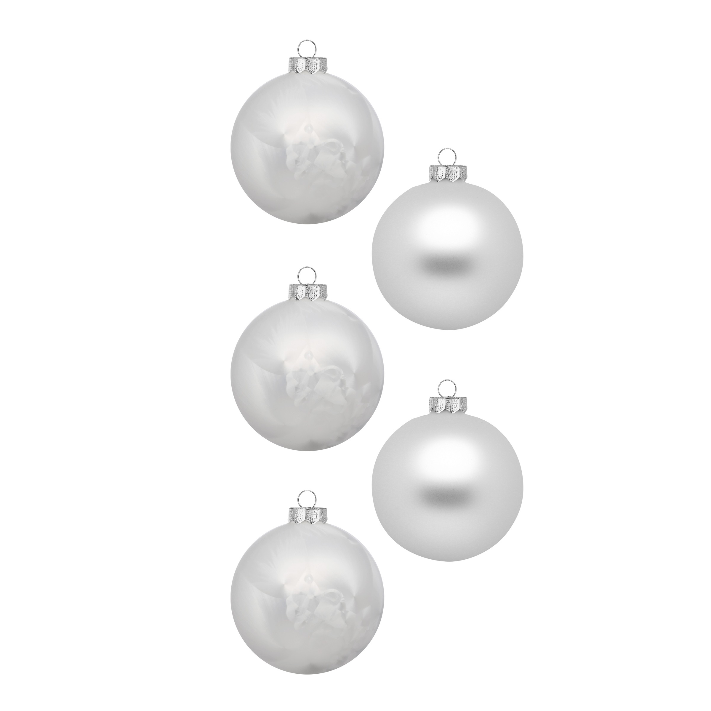 MAGIC by Inge Weihnachtsbaumkugel aus Glas, 12 Kugeln 7,5 cm, inklusive Aufhänger