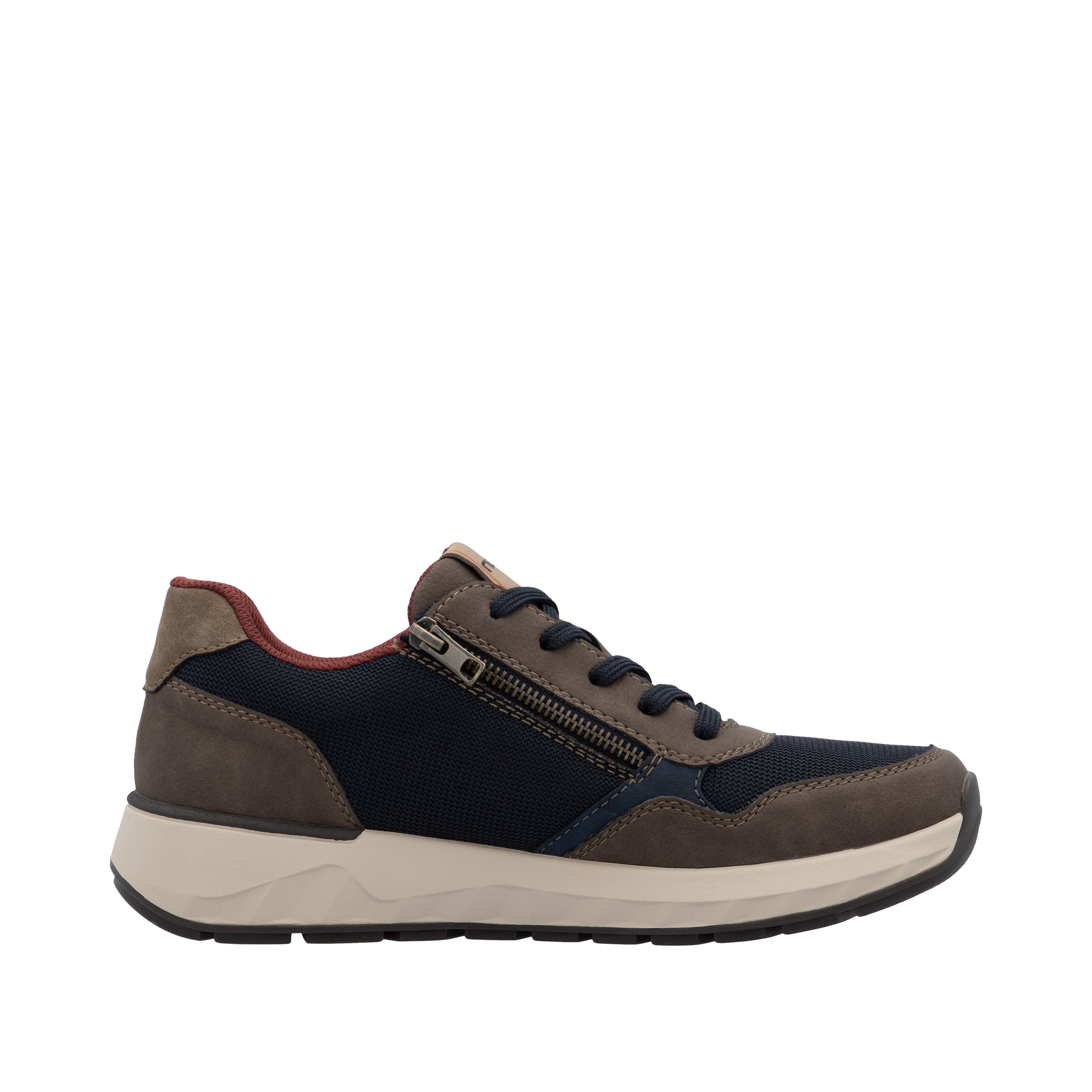 Rieker Sneaker, Schnürschuh, Halbschuh, Freizeitschuh mit weichem Schaftrand