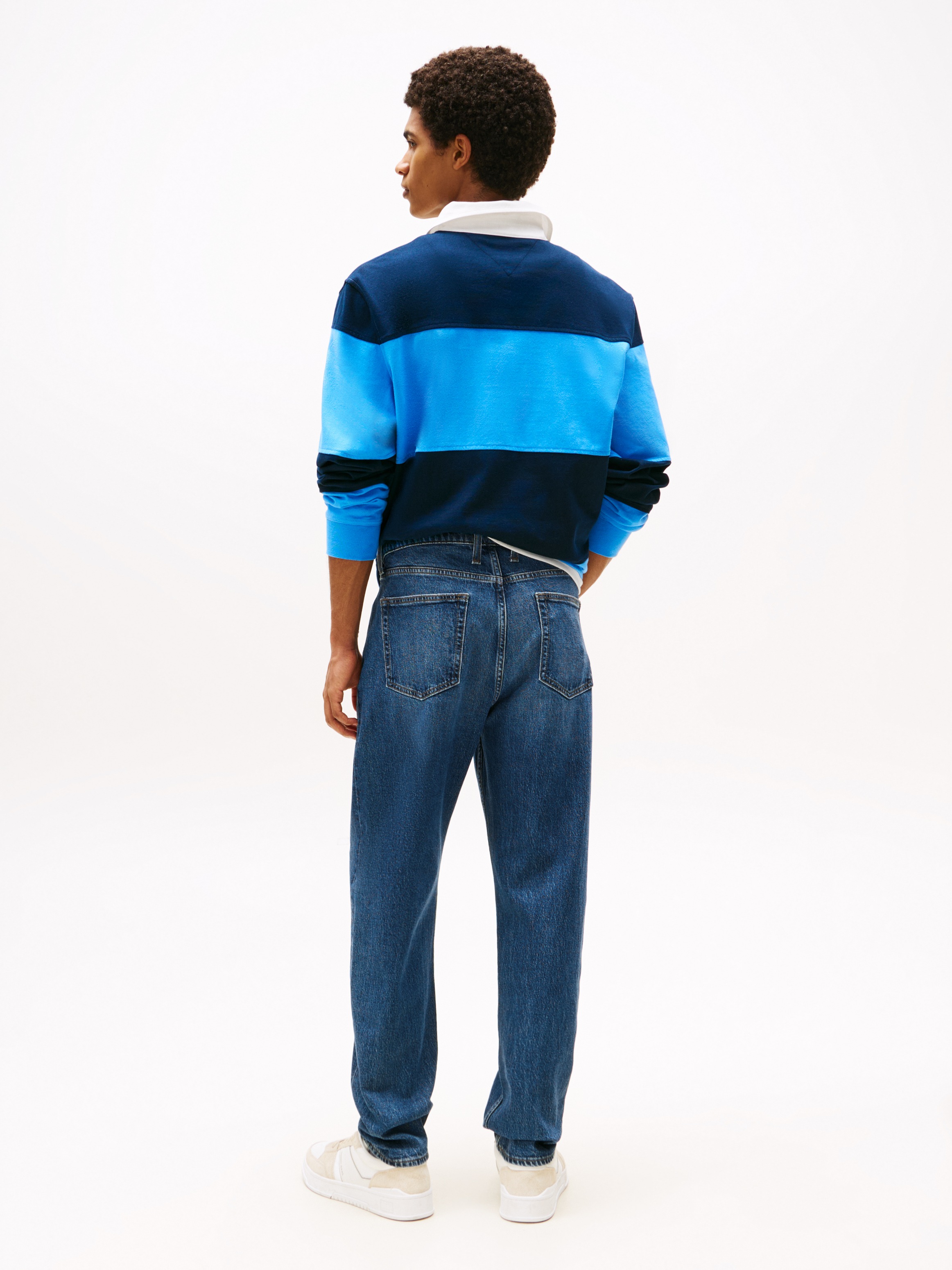 Tommy Jeans Gerade Jeans »Isaac Relaxed Tapered«, Mit Gürtelschlaufen