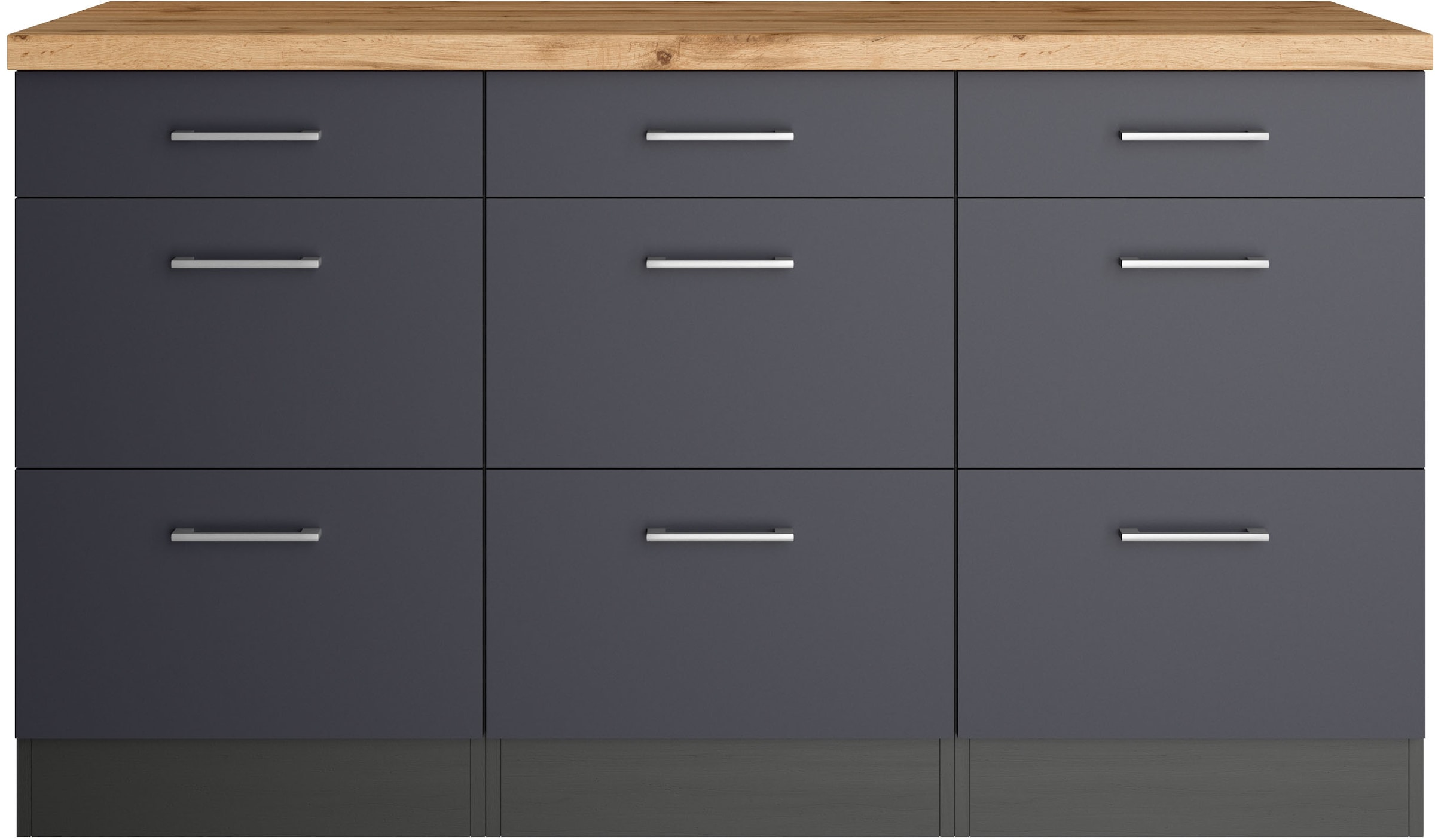 KOCHSTATION Unterschrank »KS-Milan«, HELD Möbel,Auszugschrank 150 cm, matte oder hochglänzende Fronten