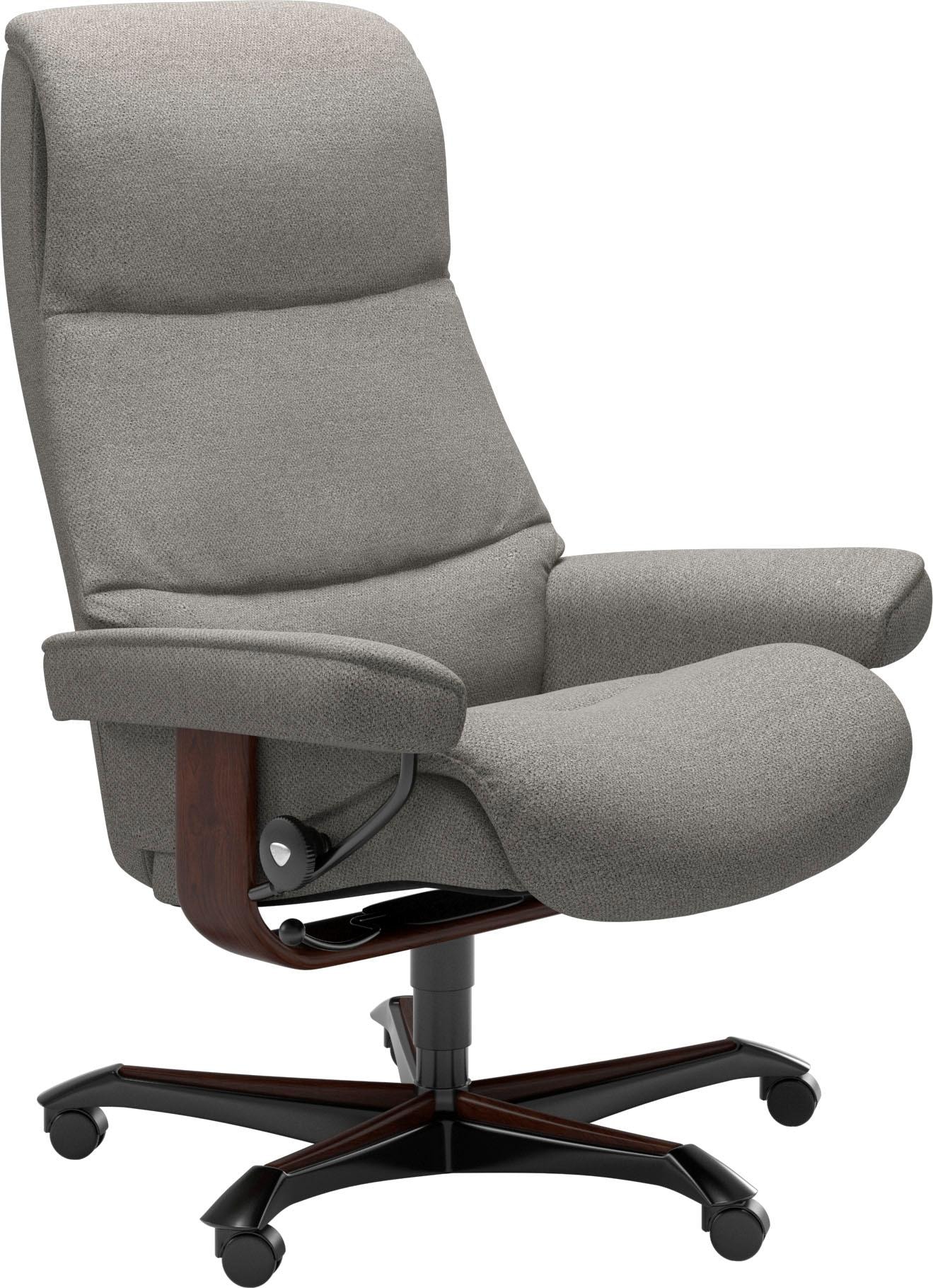 Stressless Relaxsessel "View", mit Home Office Base, Größe M,Gestell Braun günstig online kaufen