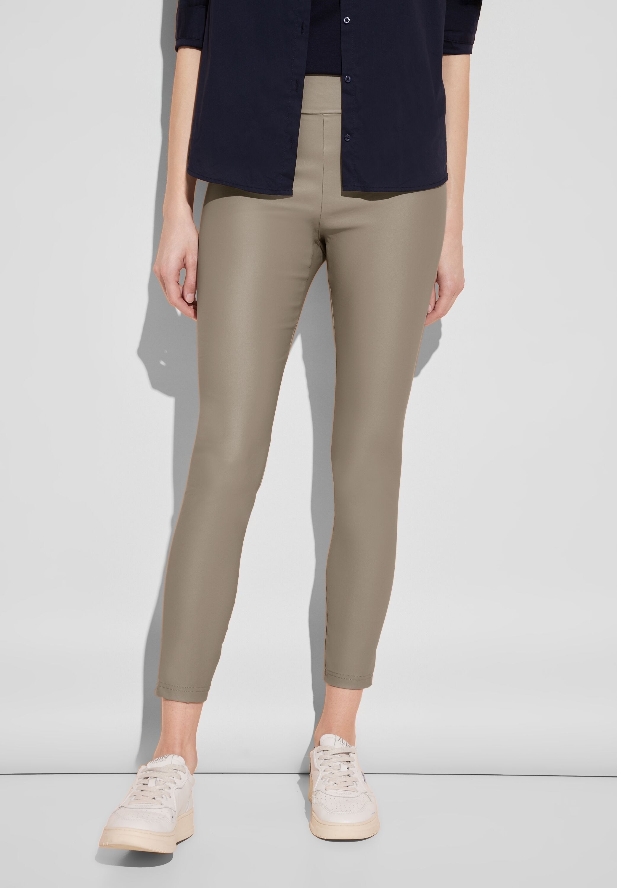 Leggings, in Fake-Leder-Optik