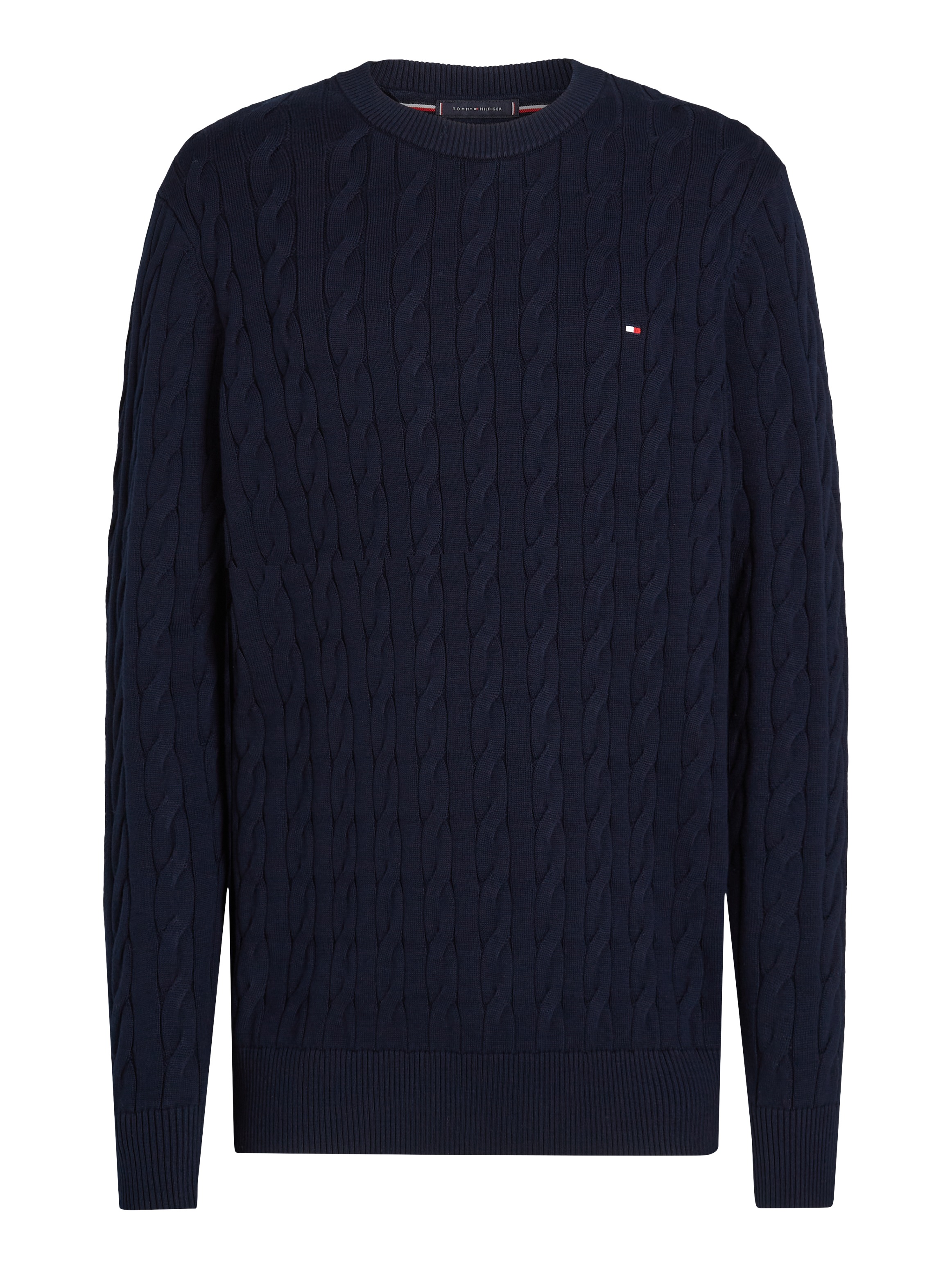 Tommy Hilfiger Strickpullover »CLASSIC CABLE CREW NECK«