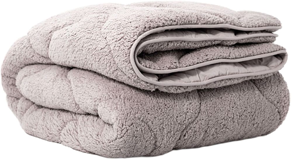 my home Microfaserbettdecke »Elvia, Teddy Plüsch Bettdecke« warm 1 Stk. tlg. Warme Winter Uni Bettdecke