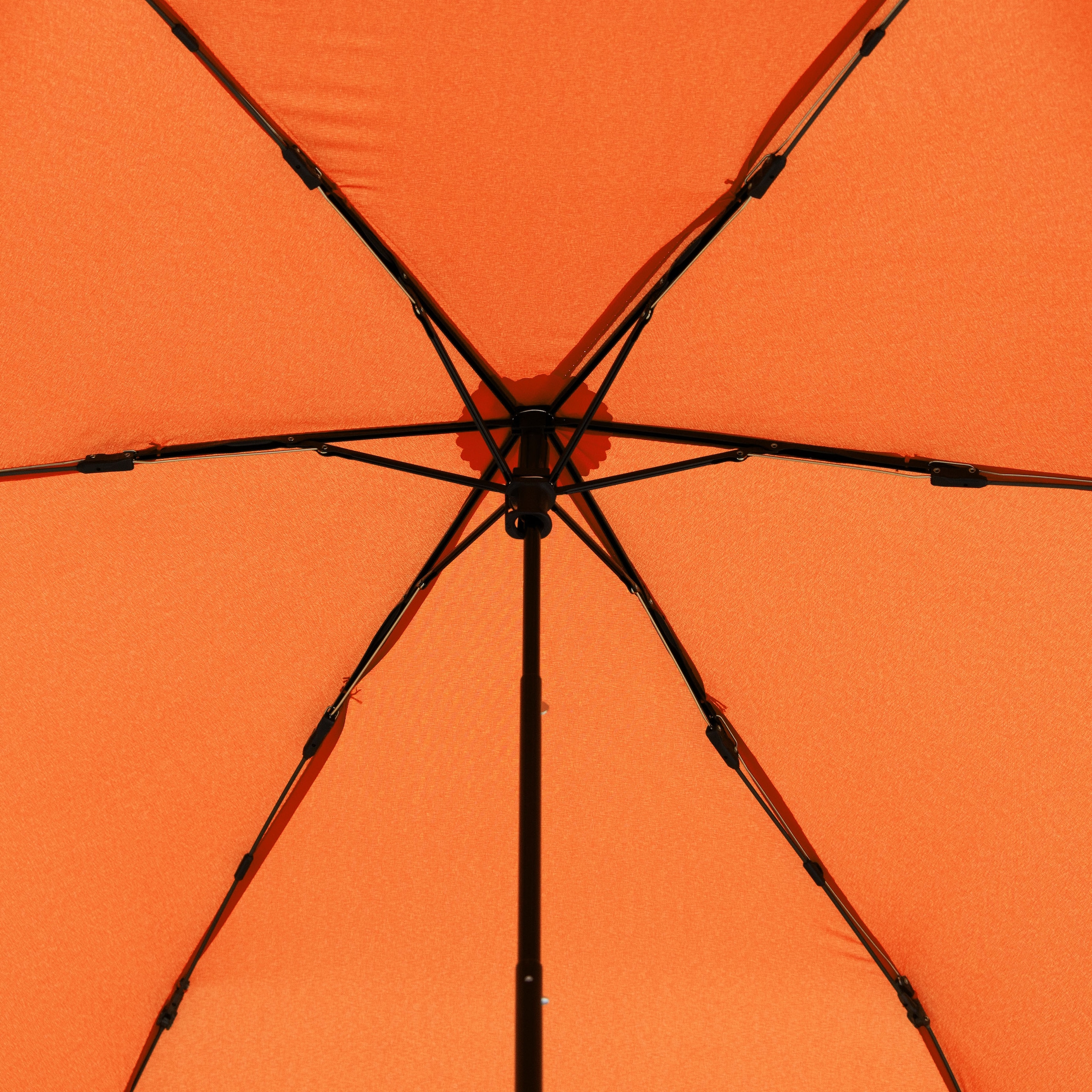 Orange« vibrant uni »Zero Taschenregenschirm 99 flat doppler®