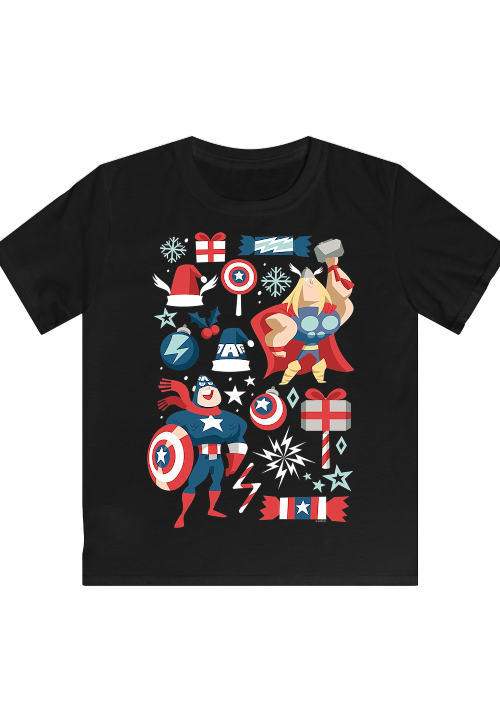 Captain | And BAUR »Marvel Print Weihnachten«, bestellen T-Shirt Universe America Thor F4NT4STIC