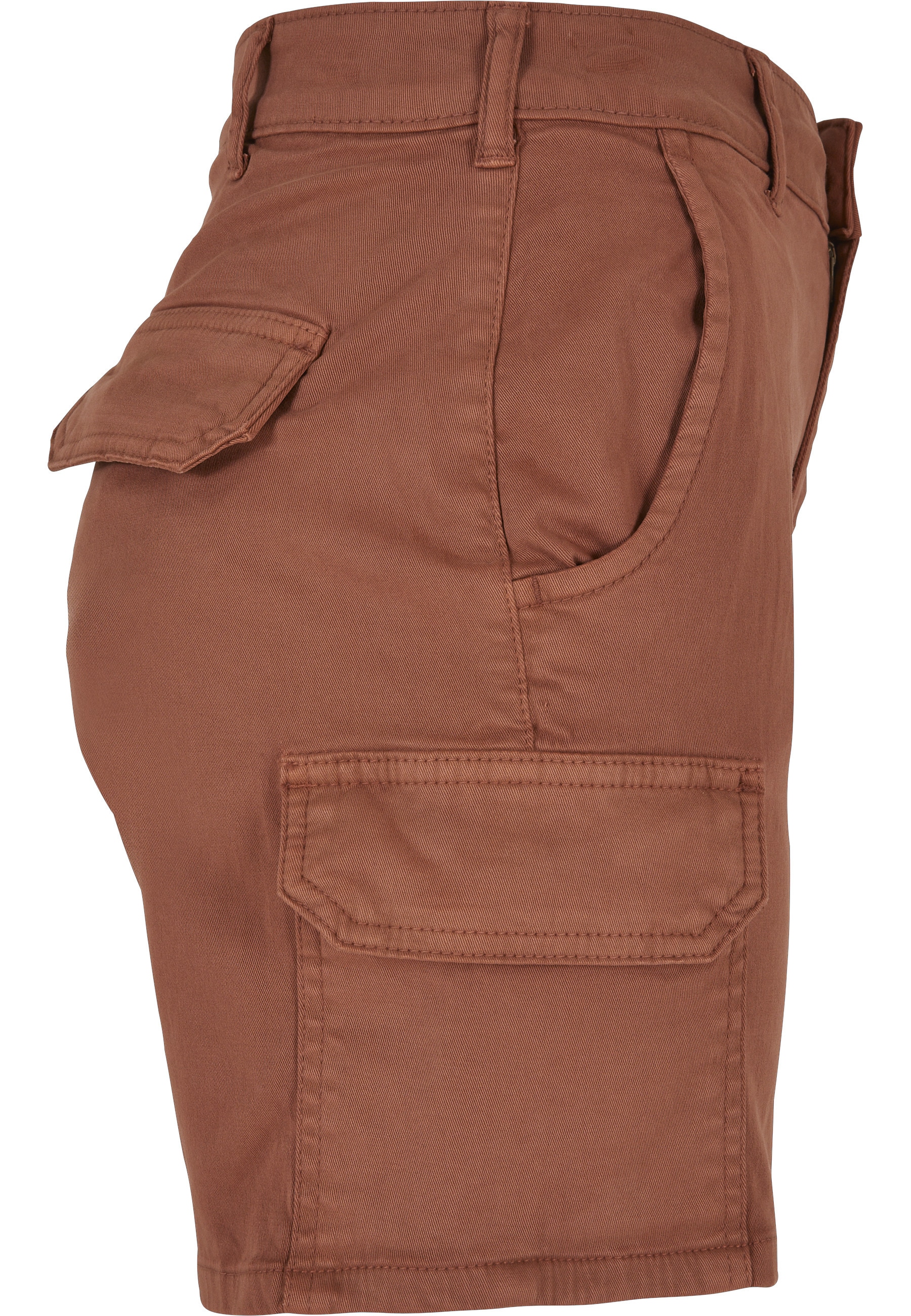 URBAN CLASSICS Cargohose »Urban Classics Damen Ladies High Waist Cargo Shorts«