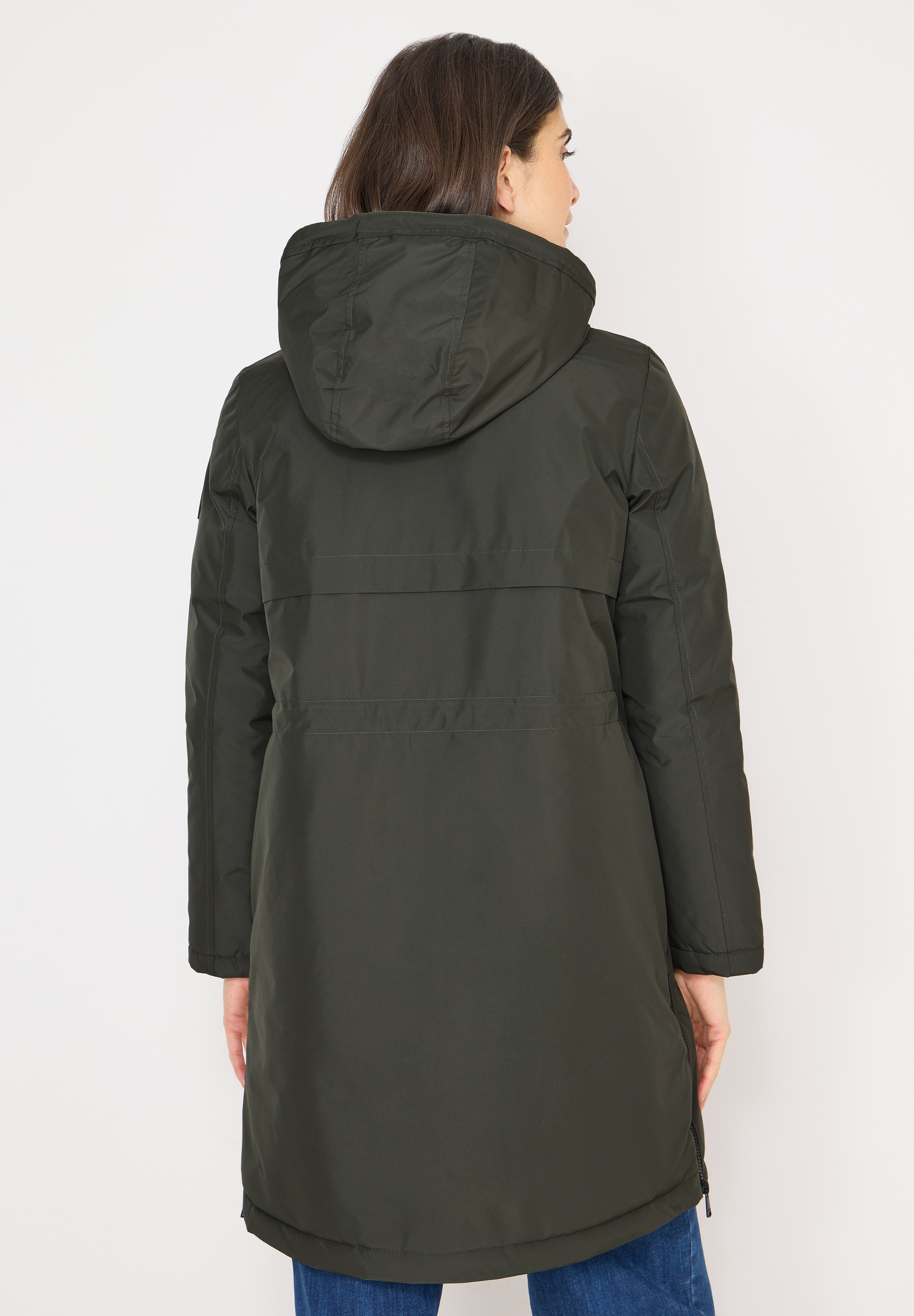 Cecil Langmantel mit Kapuze mit Tunnelzugband günstig online kaufen