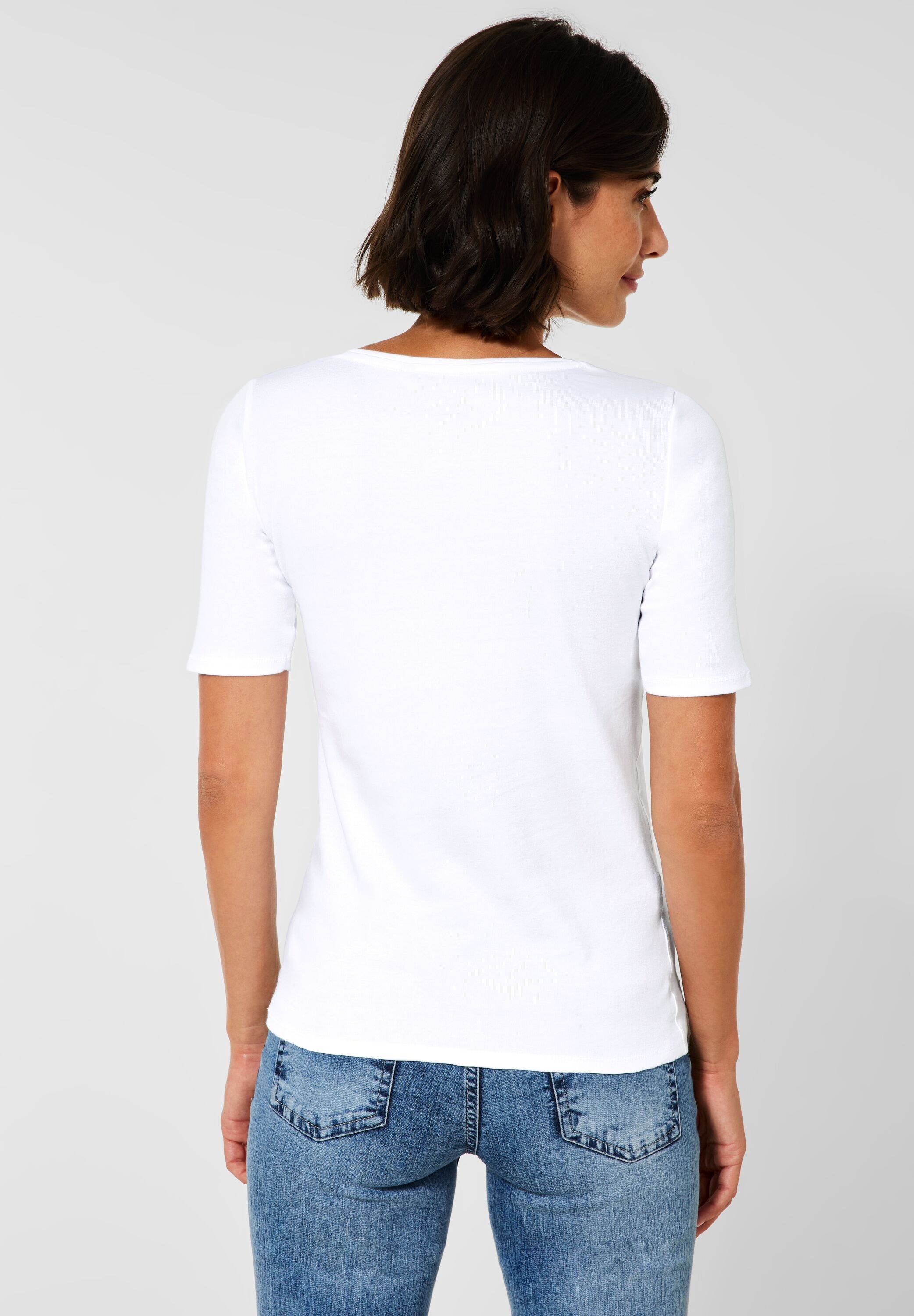 Cecil T-Shirt »Style LENA«, mit klassischem Rundhalsausschnitt