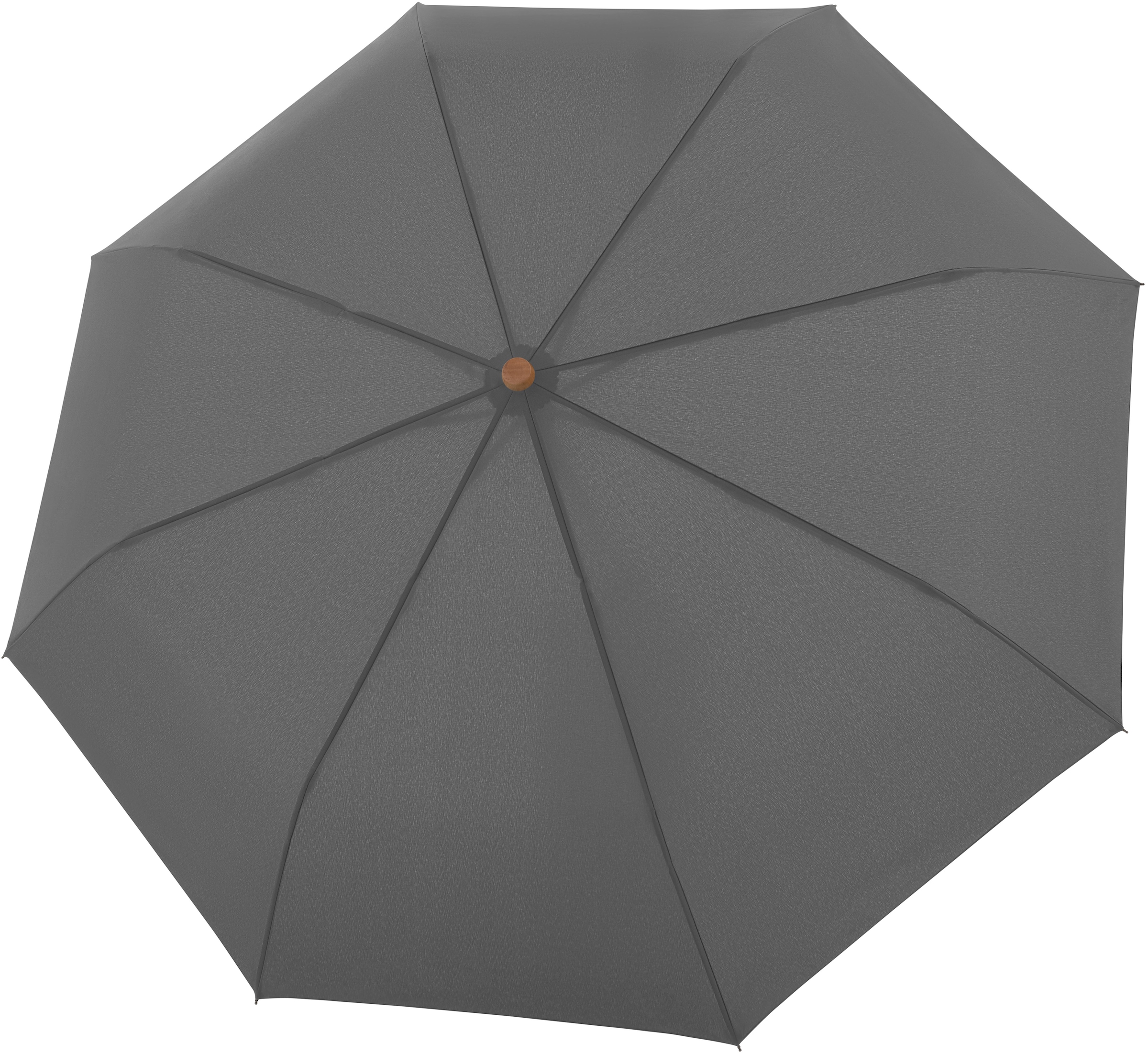 doppler® Taschenregenschirm »nature Mini, slate grey«, aus recyceltem  Material mit Griff aus FSC®- schützt Wald - weltweit online kaufen | BAUR