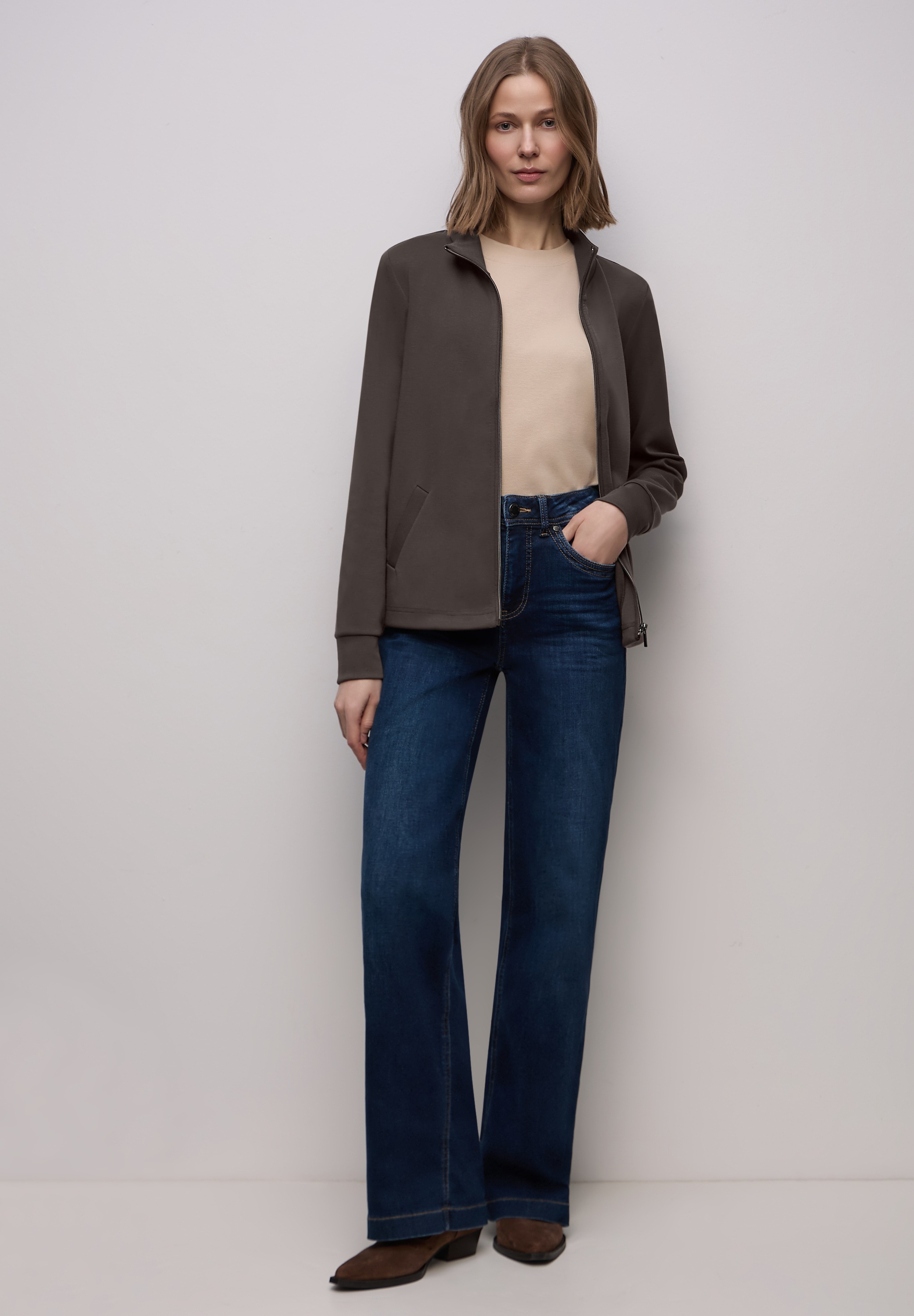 Thumbnail - STREET ONE Cardigan mit Tunnelzug am Saum