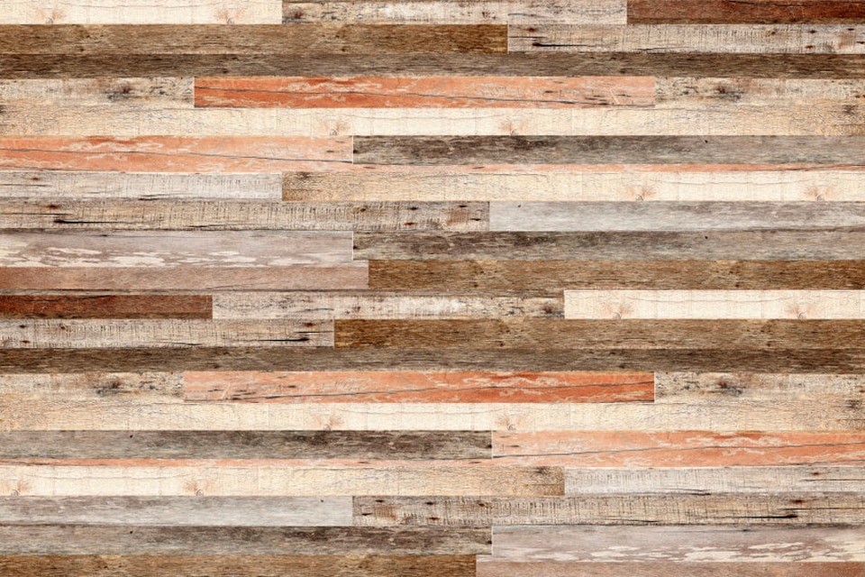 Papermoon Fototapete "Wooden Wall" glatt