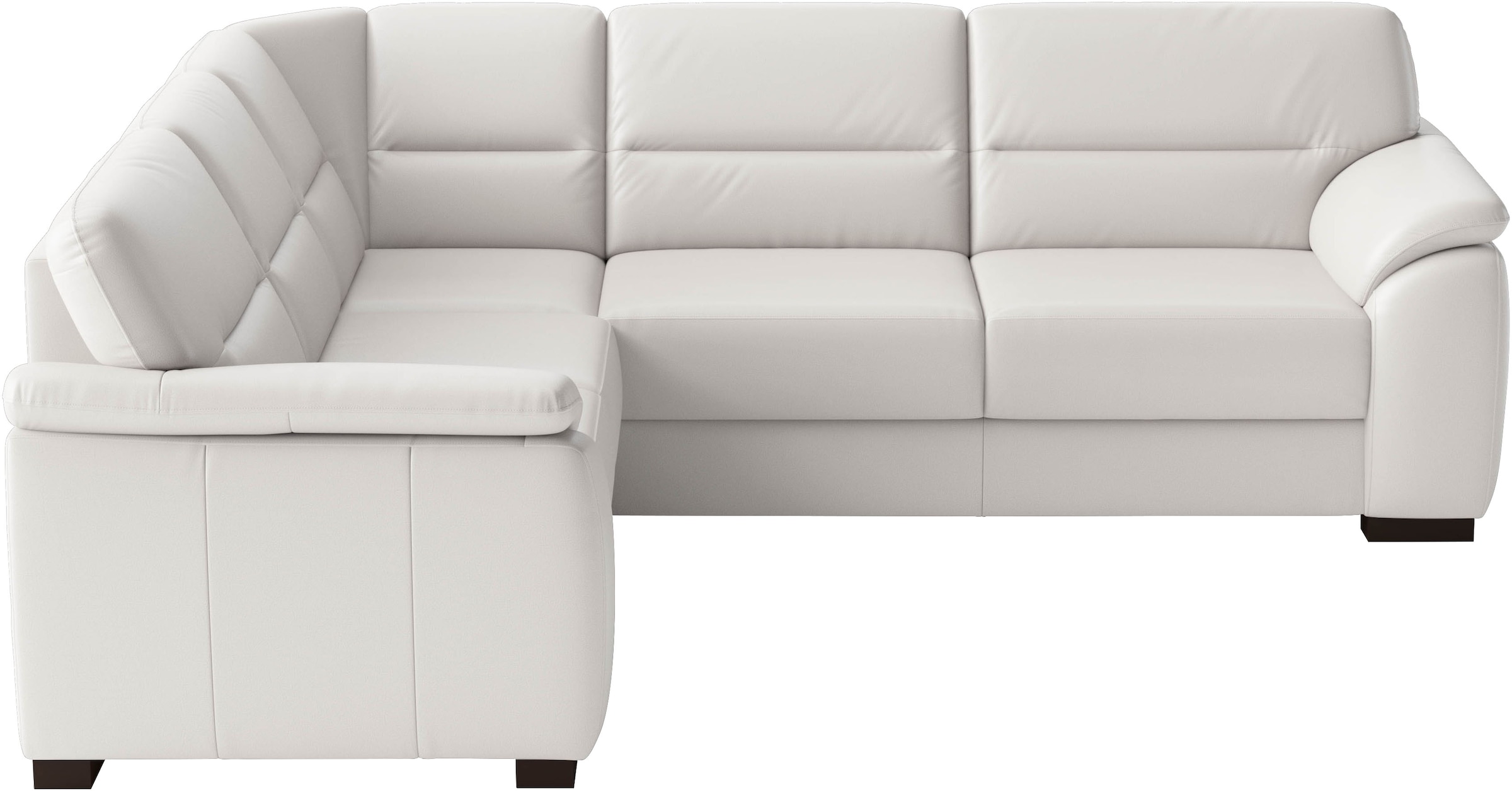 sit&more Ecksofa "Montego Leder, L-Form, B: 255cm" wahlweise mit Schlaffunktion und Schubkasten