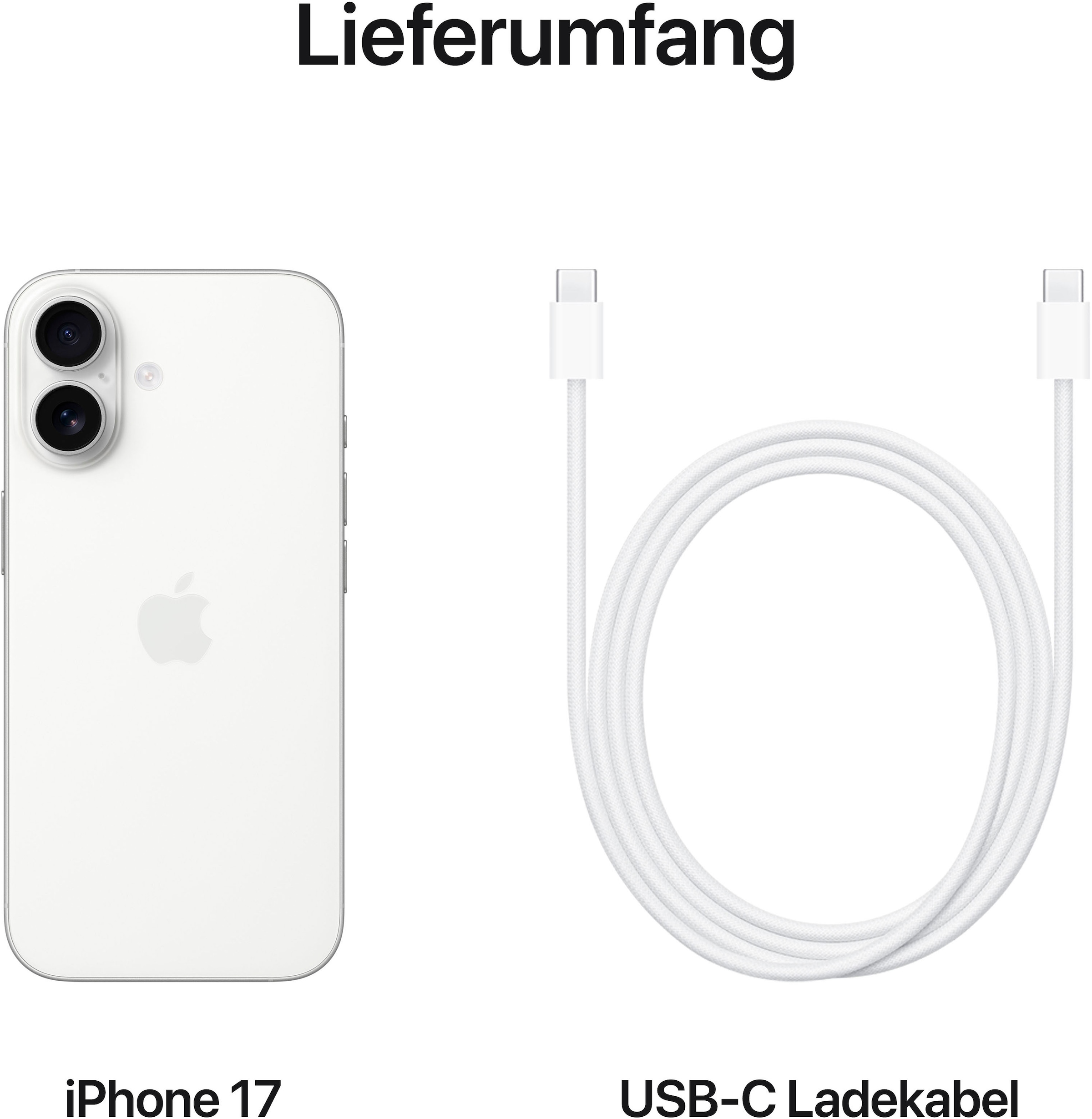 Apple Smartphone »iPhone 17« Weiß