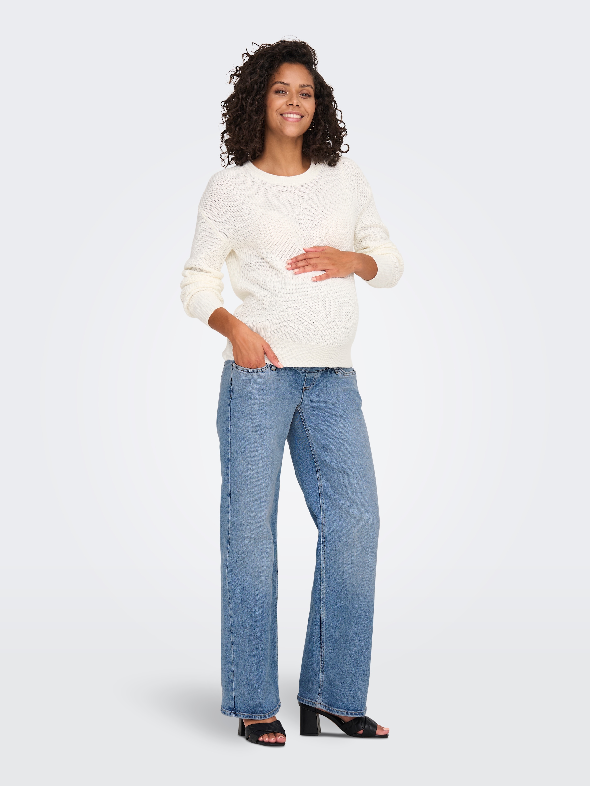 ONLY MATERNITY Umstandsjeans »OLMJUICY HW WIDE LEG REA365 NOOS«