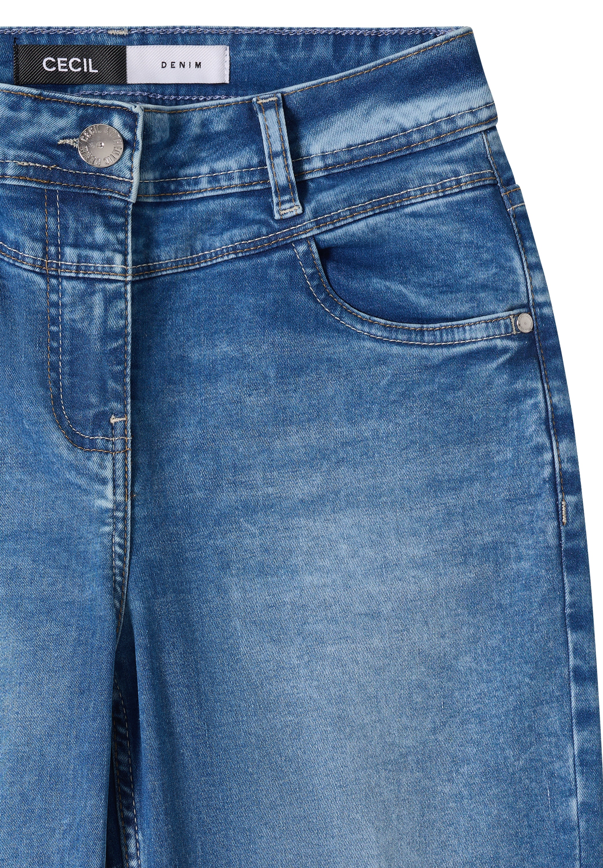Cecil Slim-fit-Jeans aus Baumwolle mit Stretchanteil
