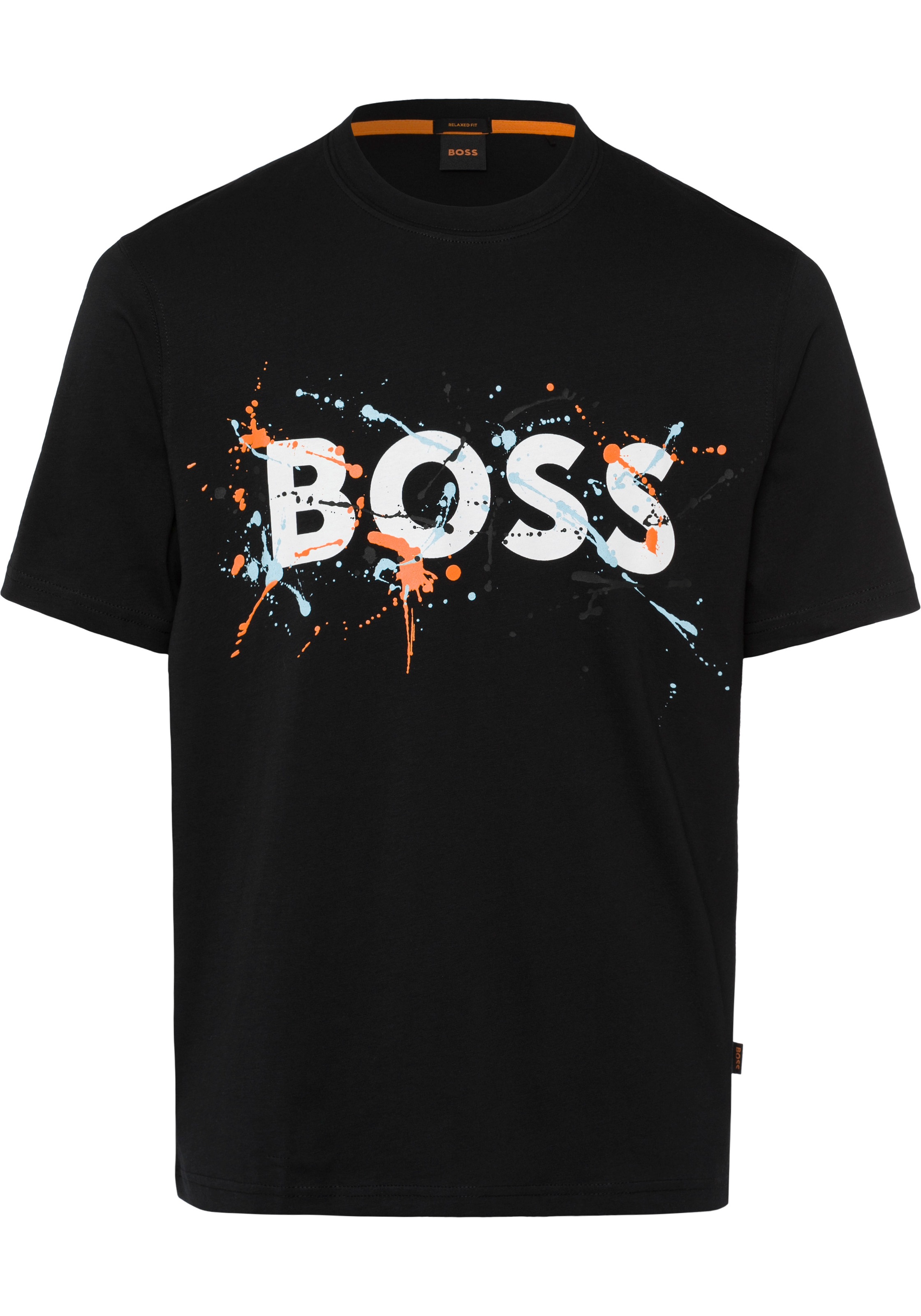 BOSS ORANGE T-Shirt, mit Label-Kontrastband innen am Rundhals günstig online kaufen