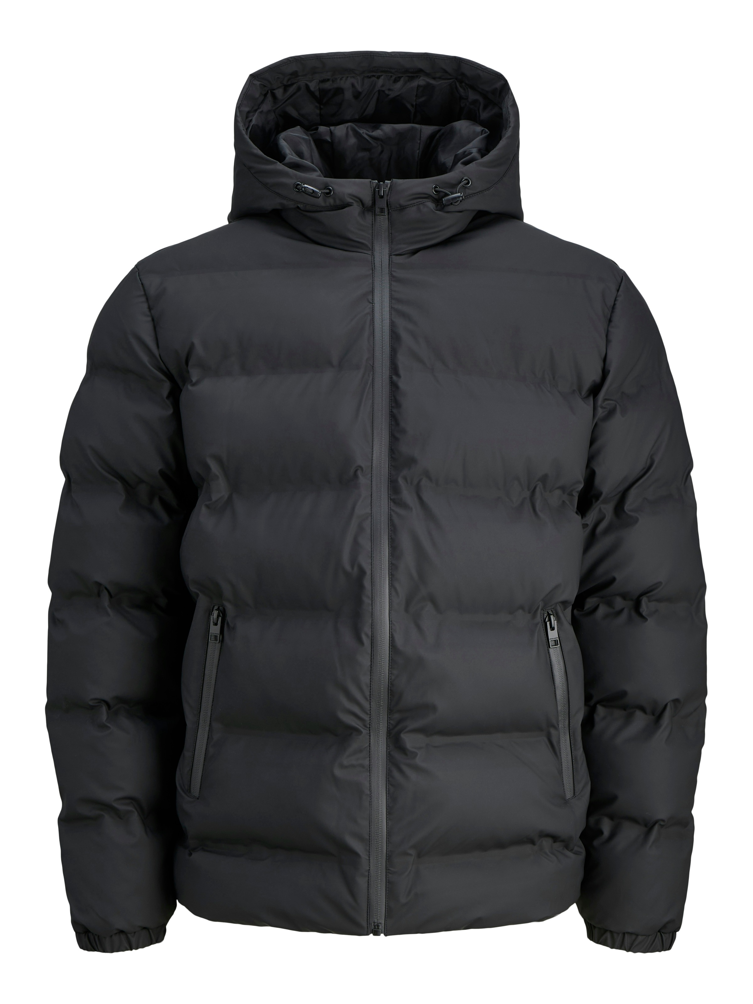 Jack & Jones Steppjacke »JJELEMENTS PU PUFFER SN« mit Kapuze