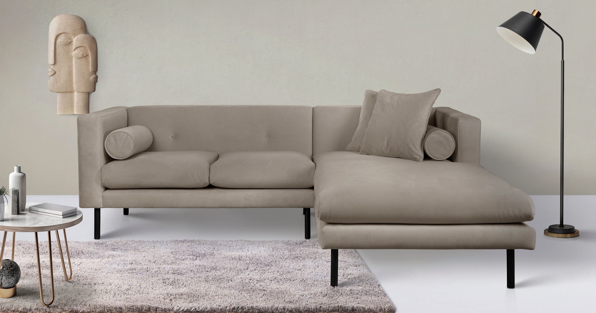 Guido Maria Kretschmer Home&Living Ecksofa "Lillibeth L-Form Designsofa, Ma günstig online kaufen