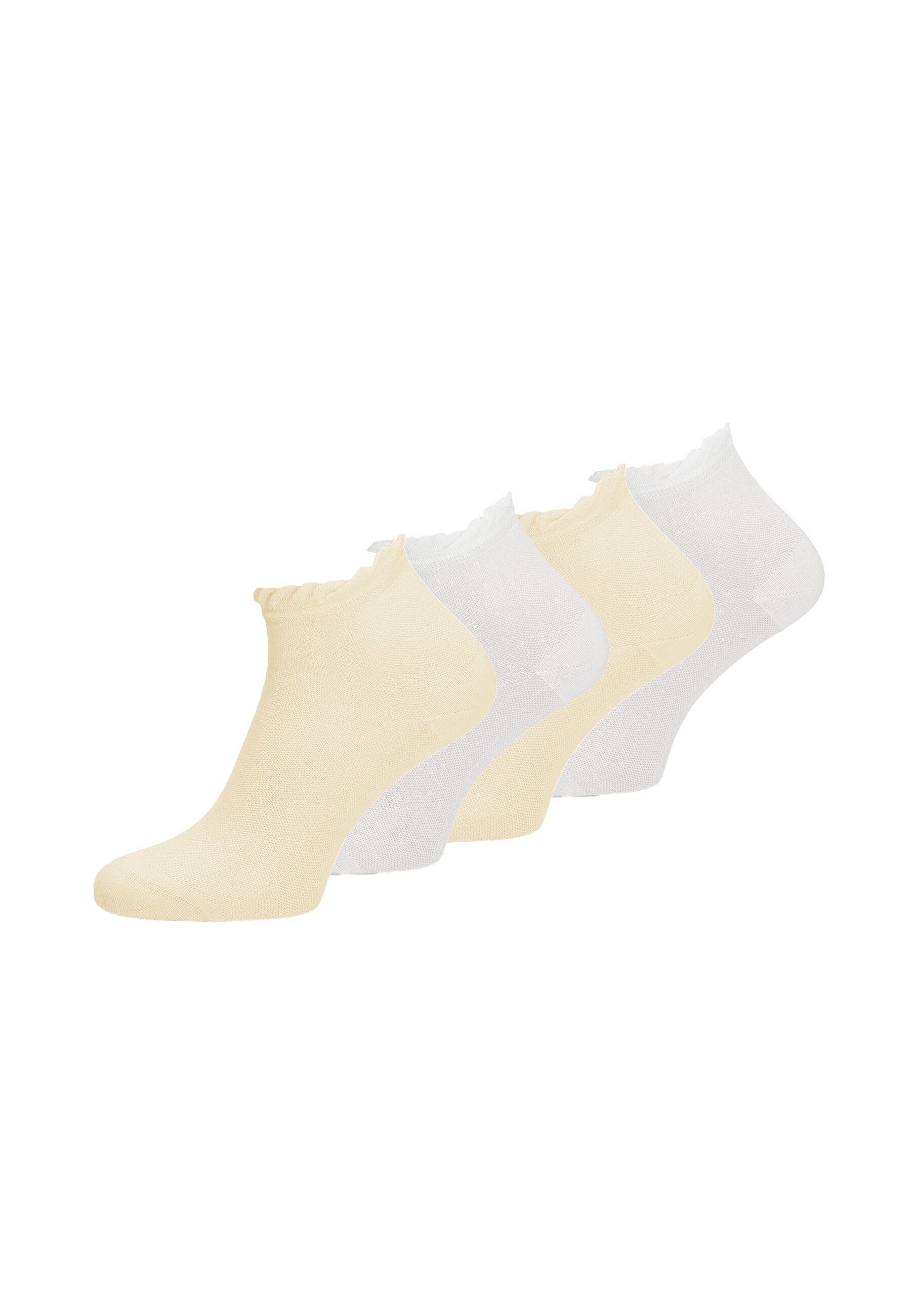 Tamaris Kurzsocken "4er Pack" 4er Pack, gekämmte Baumwolle für weiches Tragegefühl