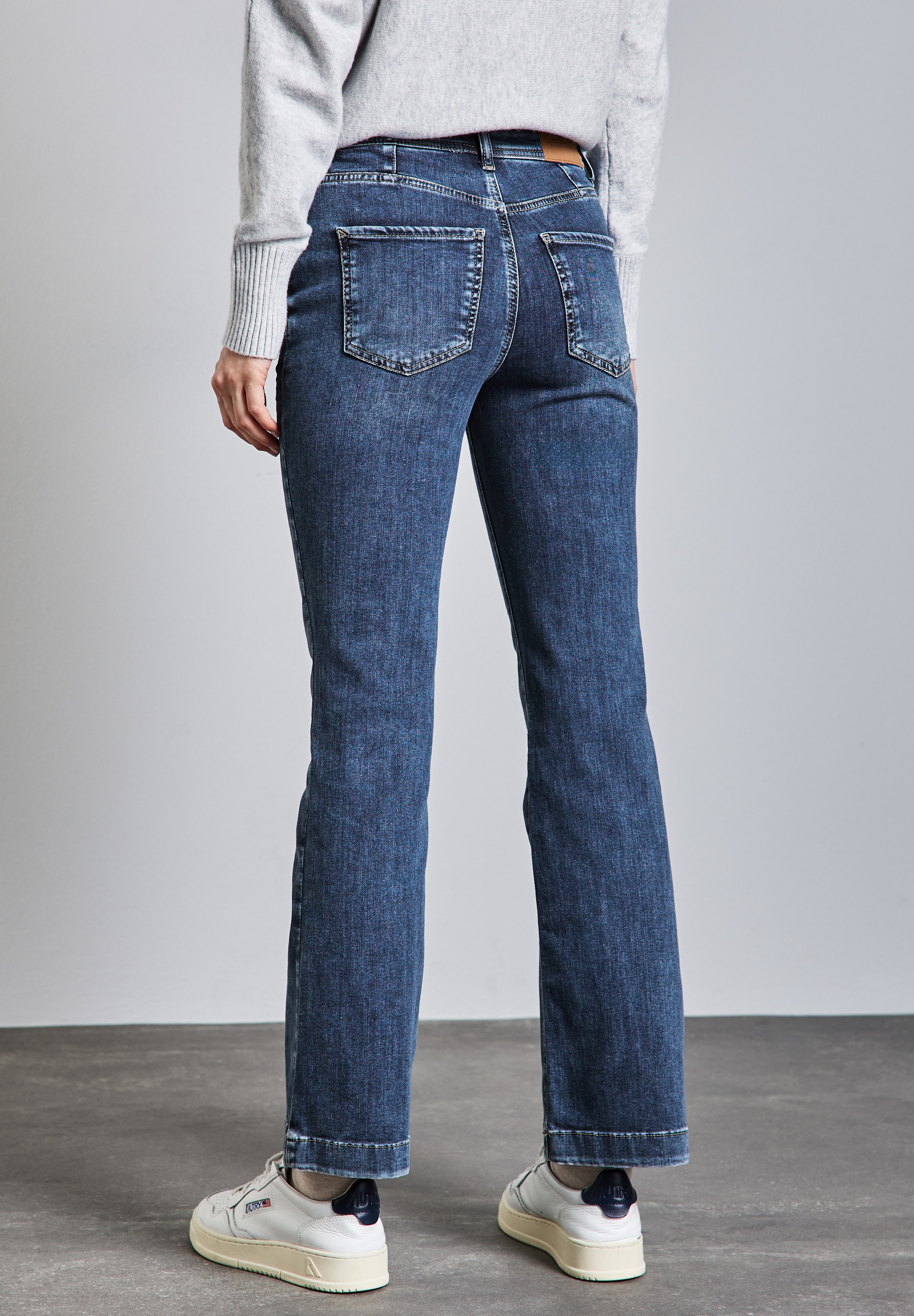 STREET ONE Slim-fit-Jeans, aus Baumwolle mit Stretchanteil