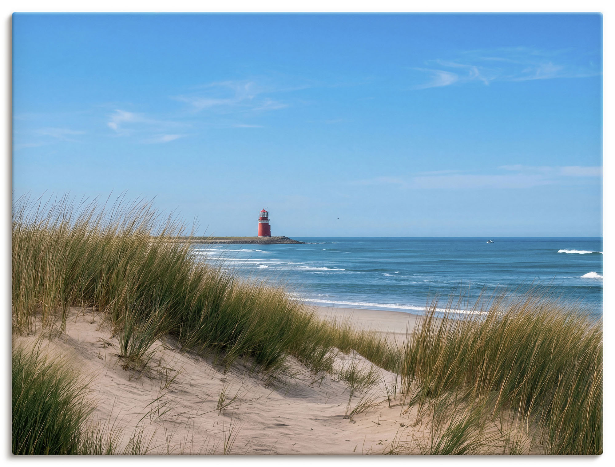 OTTO home Leinwandbild "Leuchtturm in der Ferne" Strandbilder 1 Stk. tlg. in verschied. Größen