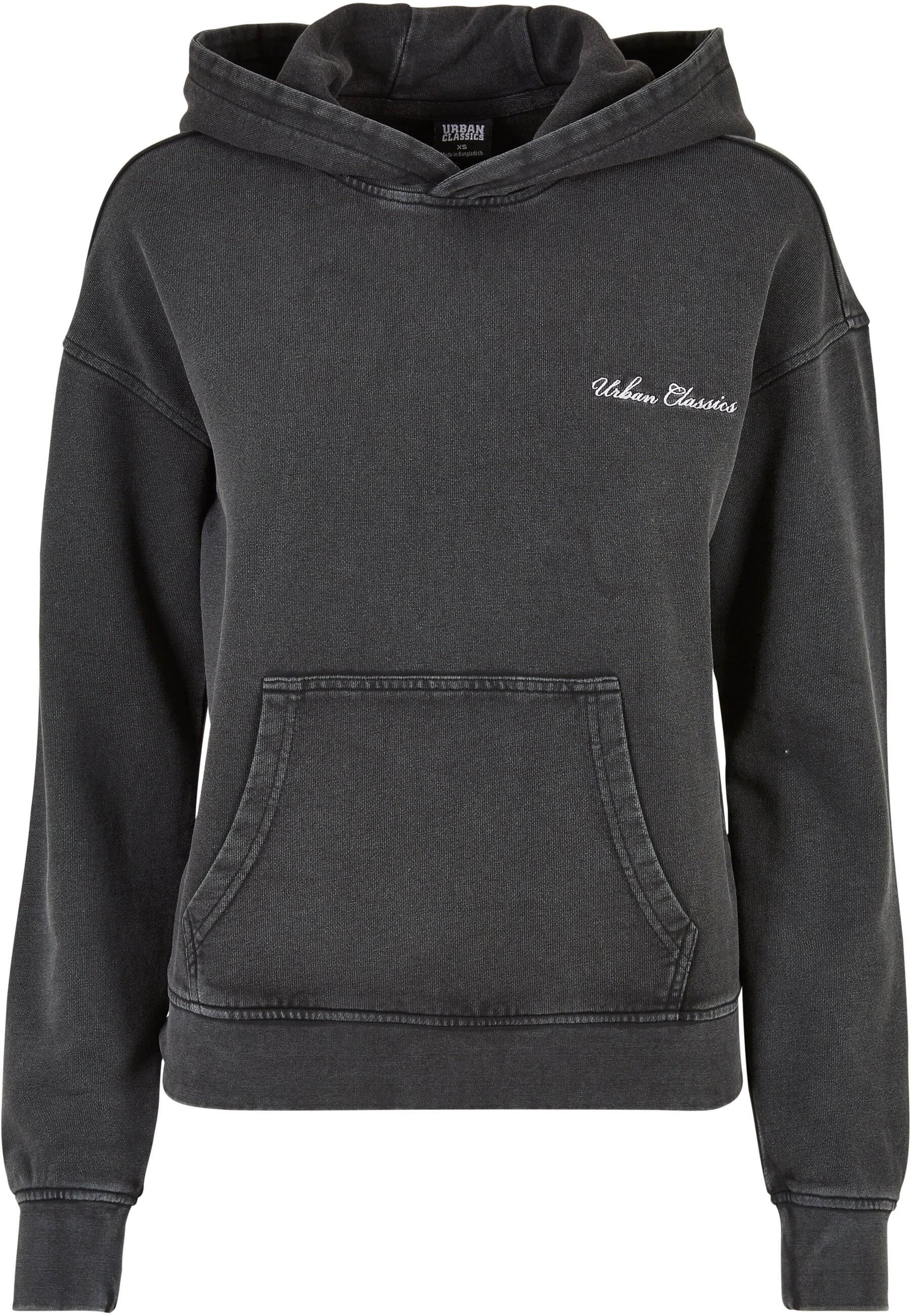 URBAN CLASSICS Kapuzenpullover "Urban Classics Damen Ladies Small Embroidery Terry Hoody"