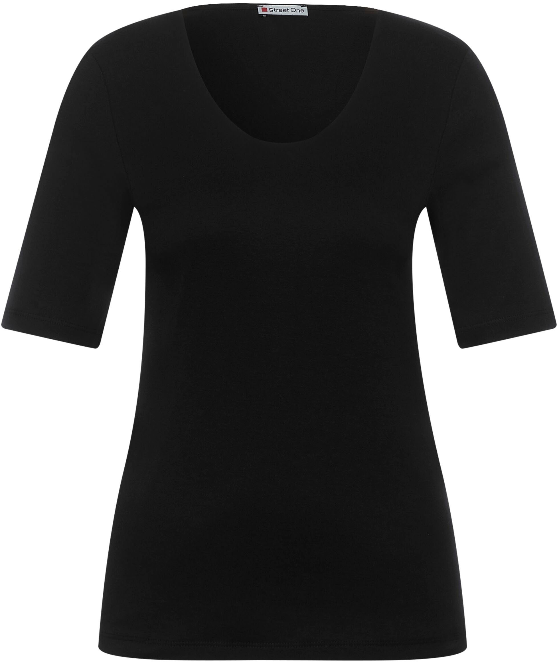 STREET ONE T-Shirt »Style Palmira«, im Basic-Style