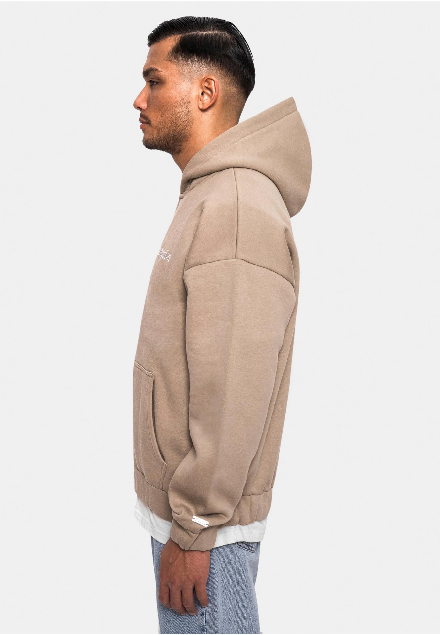 Dropsize Sweatjacke »Dropsize Herren Super Heavy Oversize Blank Zip Hoodie«