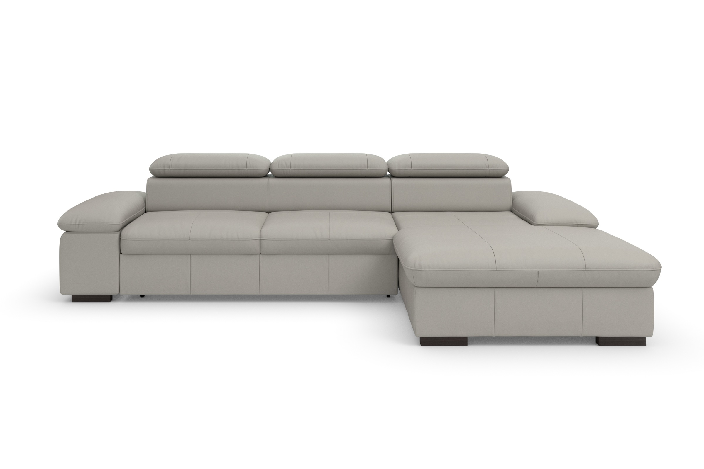 Home affaire Ecksofa »Alberto L-Form«, mit Kopfteilverstellung, wahlweise mit Bettfunktion