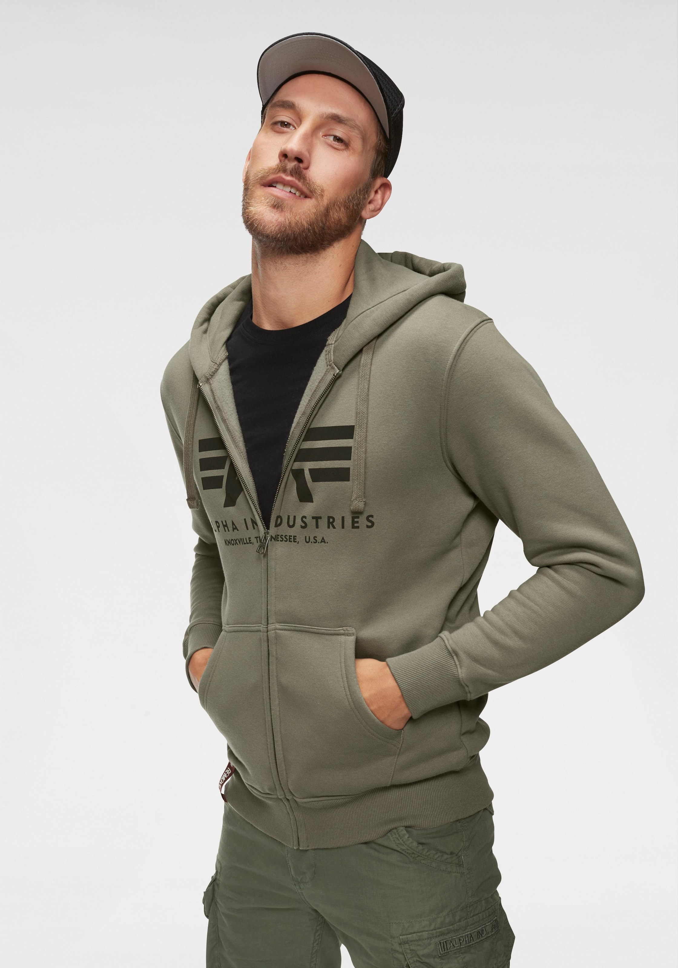 Alpha Industries Kapuzensweatjacke »BASIC ZIP HOODY«