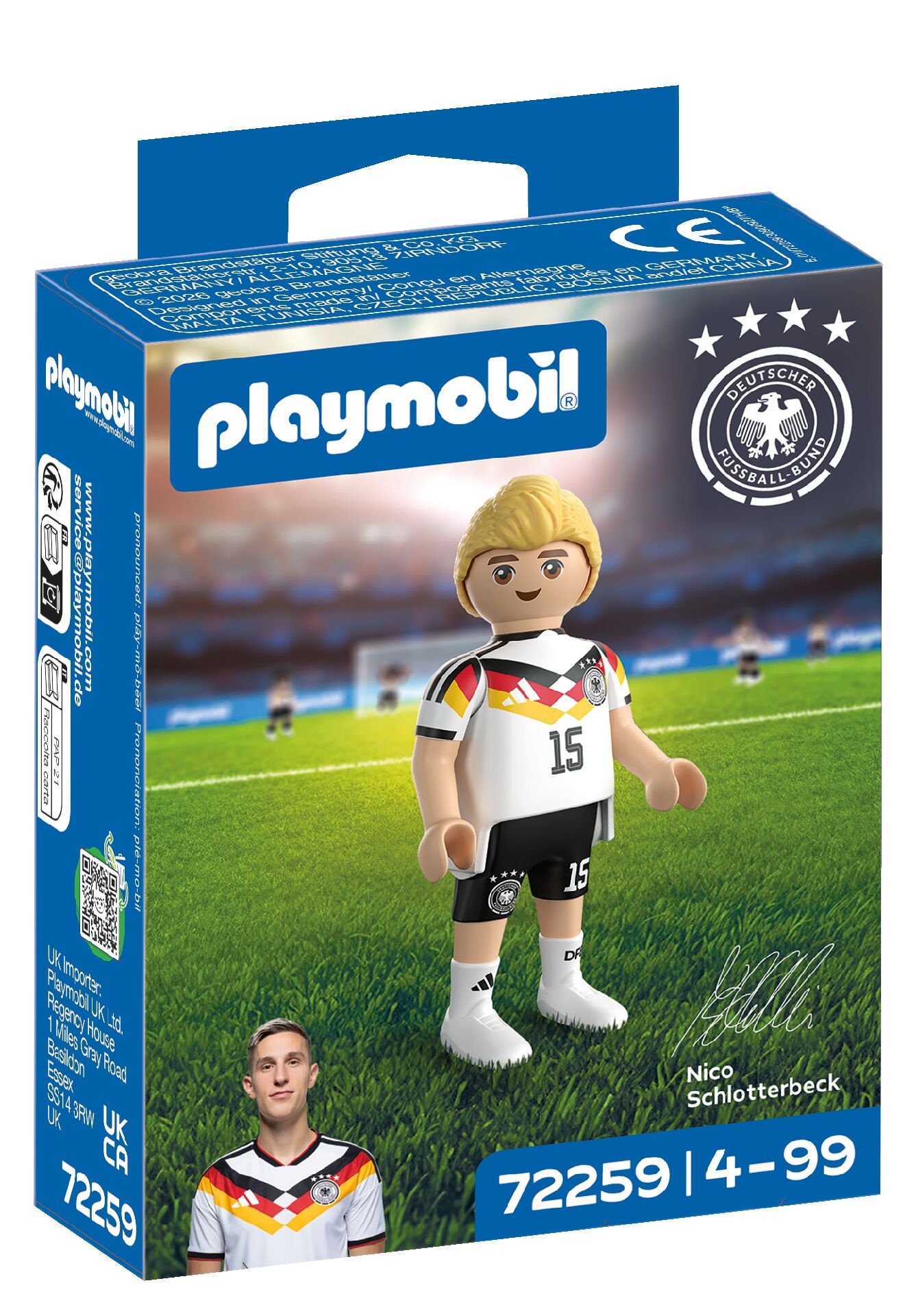 Playmobil® Konstruktions-Spielset »Nico Schlotterbeck (72259), DFB« Made in Europe