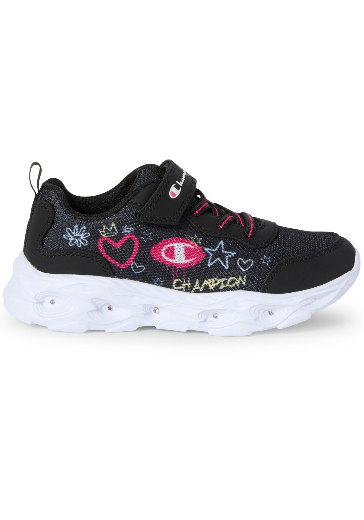 Champion Sneaker »FUNFAIR PRINT G PS«, mit cooler Blinkfunktion