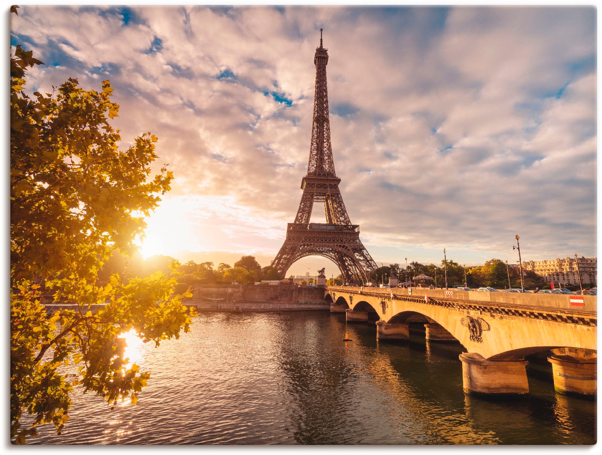 Artland Wandbild »Paris Wandaufkleber | Leinwandbild, St.), (1 in Poster Gebäude, versch. Alubild, oder Eiffelturm als II«, Größen kaufen BAUR