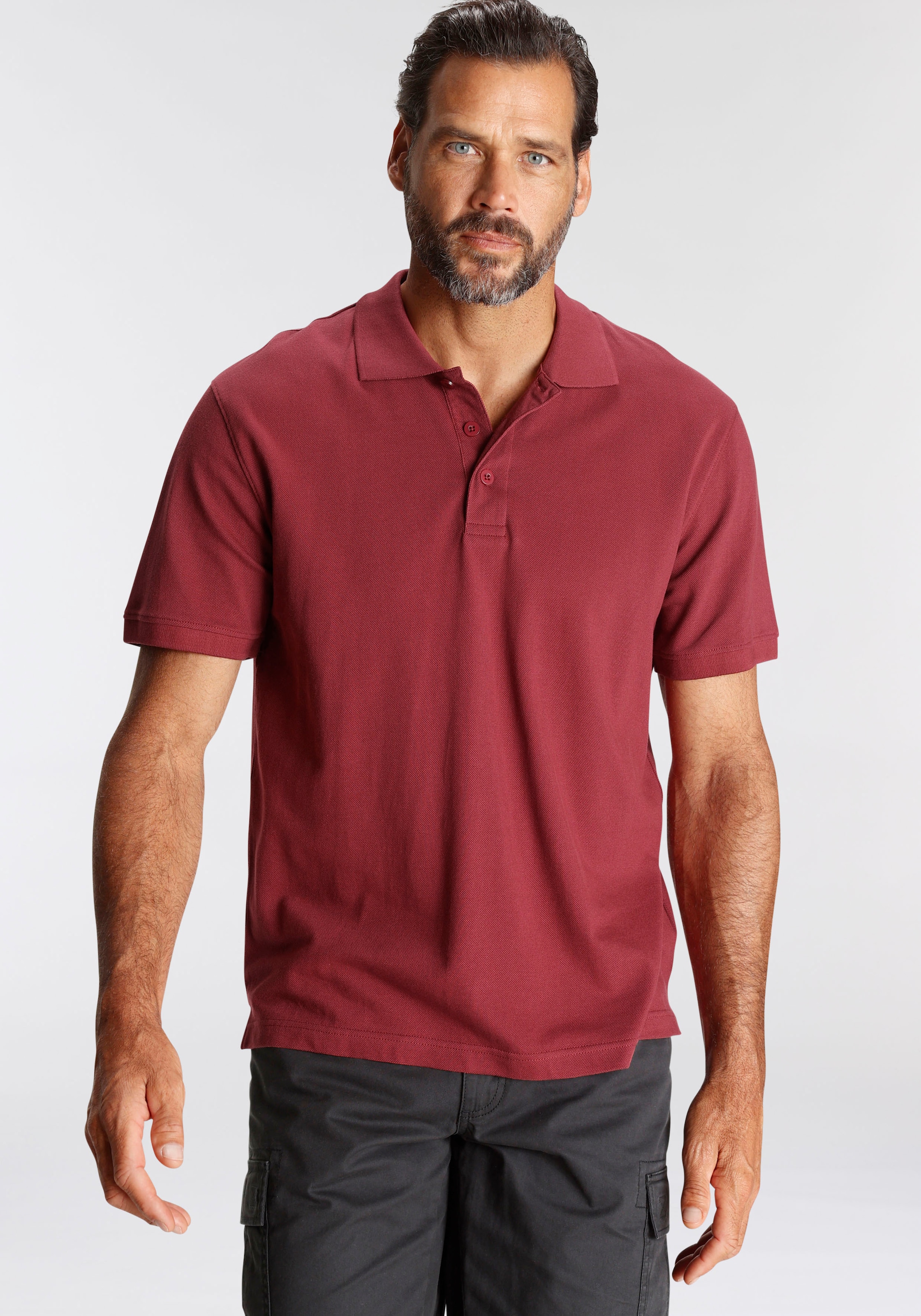 Man\'s World Poloshirt, Piqué ▷ für | BAUR