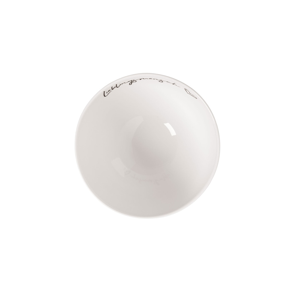 Villeroy & Boch Schale »Bols Lieblingsmensch Statement ø 13,8 cm 4er Set weiß«