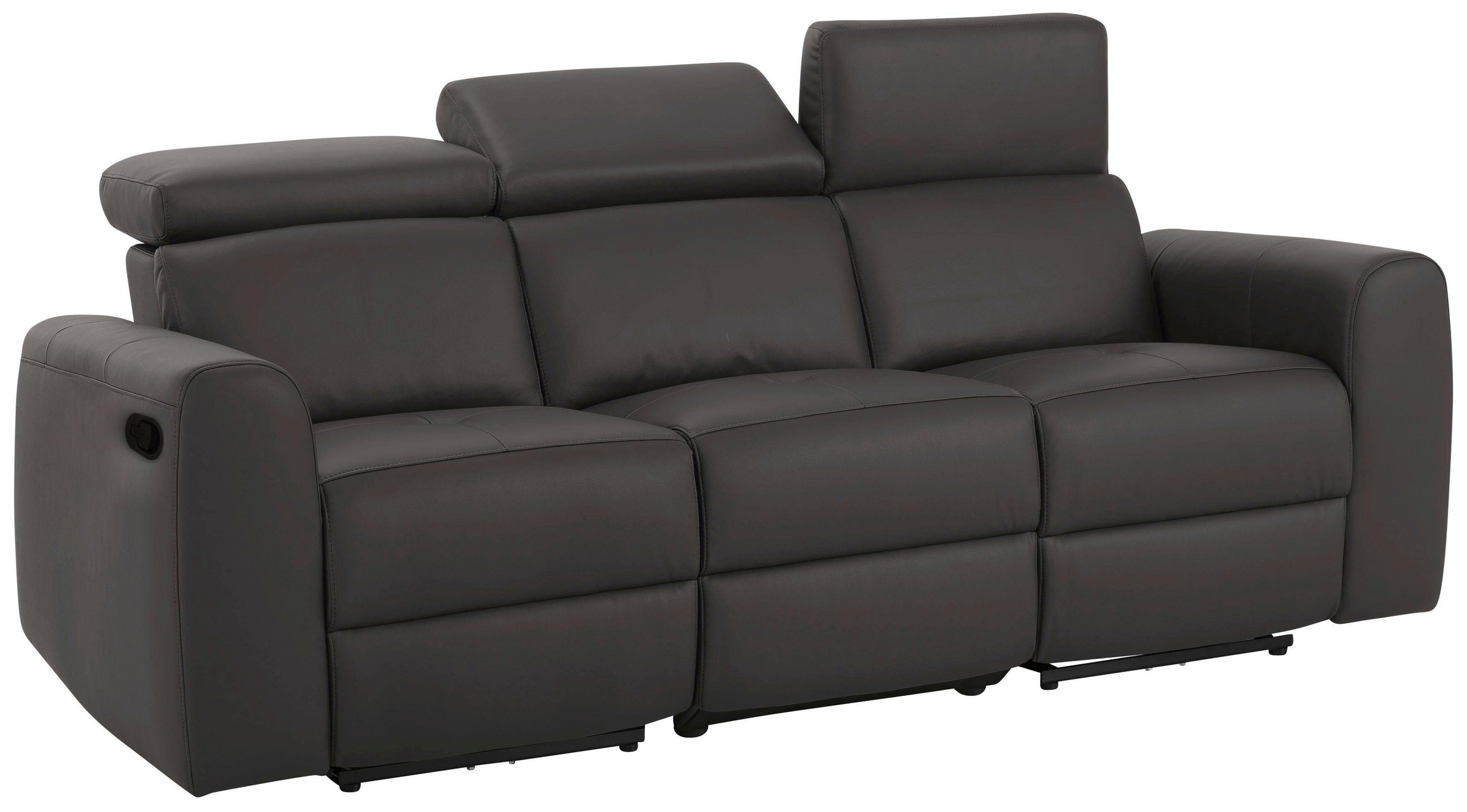 Thumbnail - Home affaire 3-Sitzer "Sentrano" auch mit elektrischer Funktion mit USB-Anschluß, in 4 Bezugsvarianten