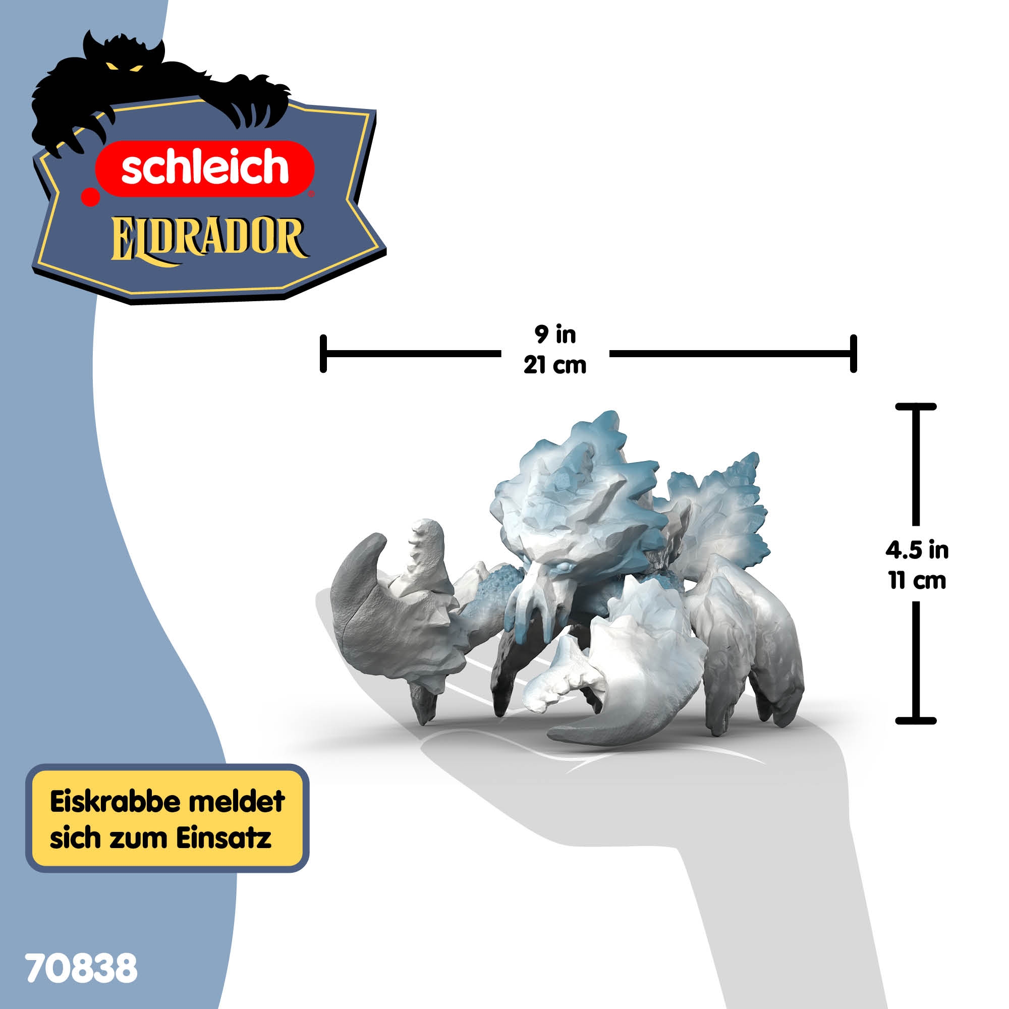 Schleich® Spielfigur »ELDRADOR® CREATURES, Eiskrabbe (70838)«