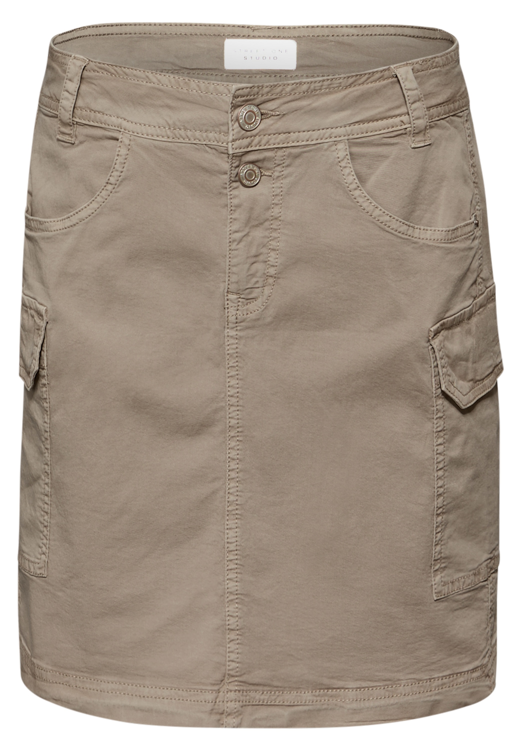 STREET ONE STUDIO Minirock aus Baumwolle mit Stretchanteil