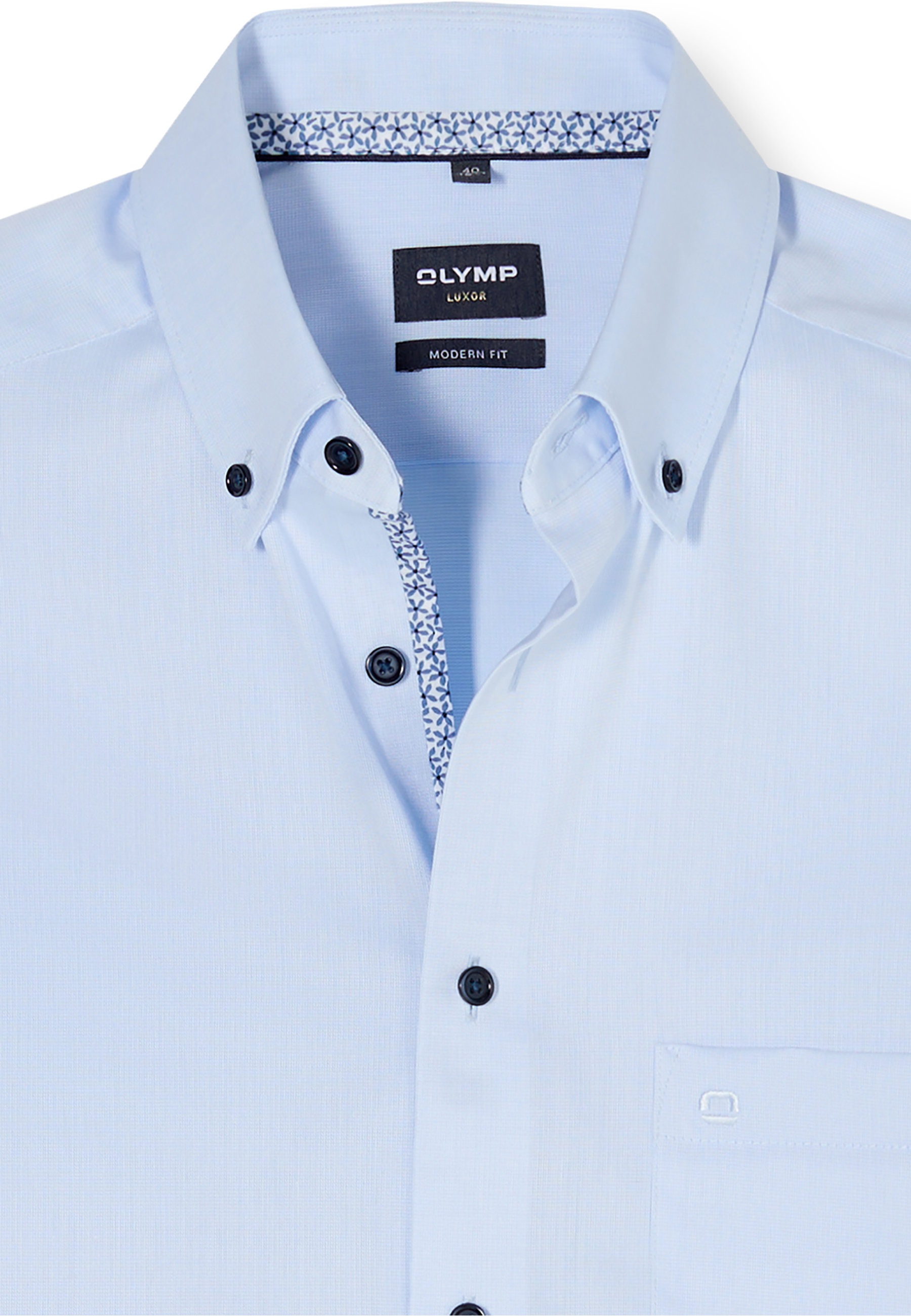 OLYMP Luxor Button-down Shirt Blue 39 4