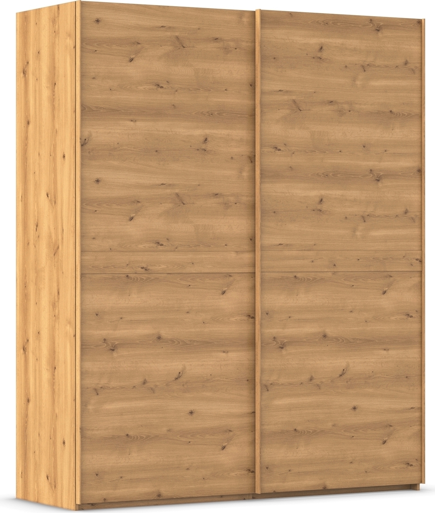 rauch Schwebetürenschrank "Kleiderschrank Schrank Garderobe Schlafzimmerschrank SCALE-LINE" edle Optik mit Bauchbinde in Korpusfarbe Dekorfront MADE IN GERMANY